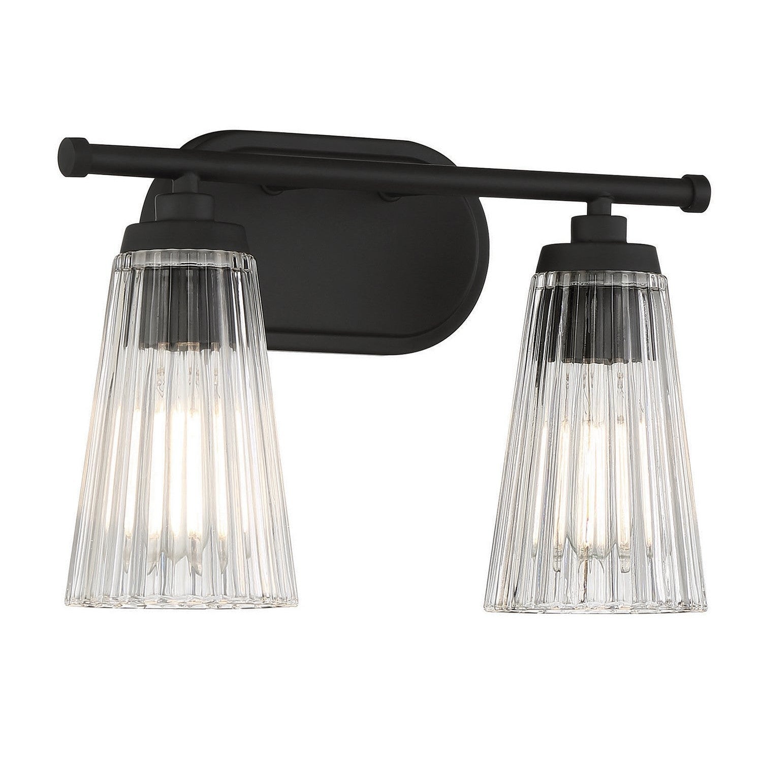 Savoy House - 8-1745-2-BK - Two Light Bathroom Vanity - Chantilly - Matte Black