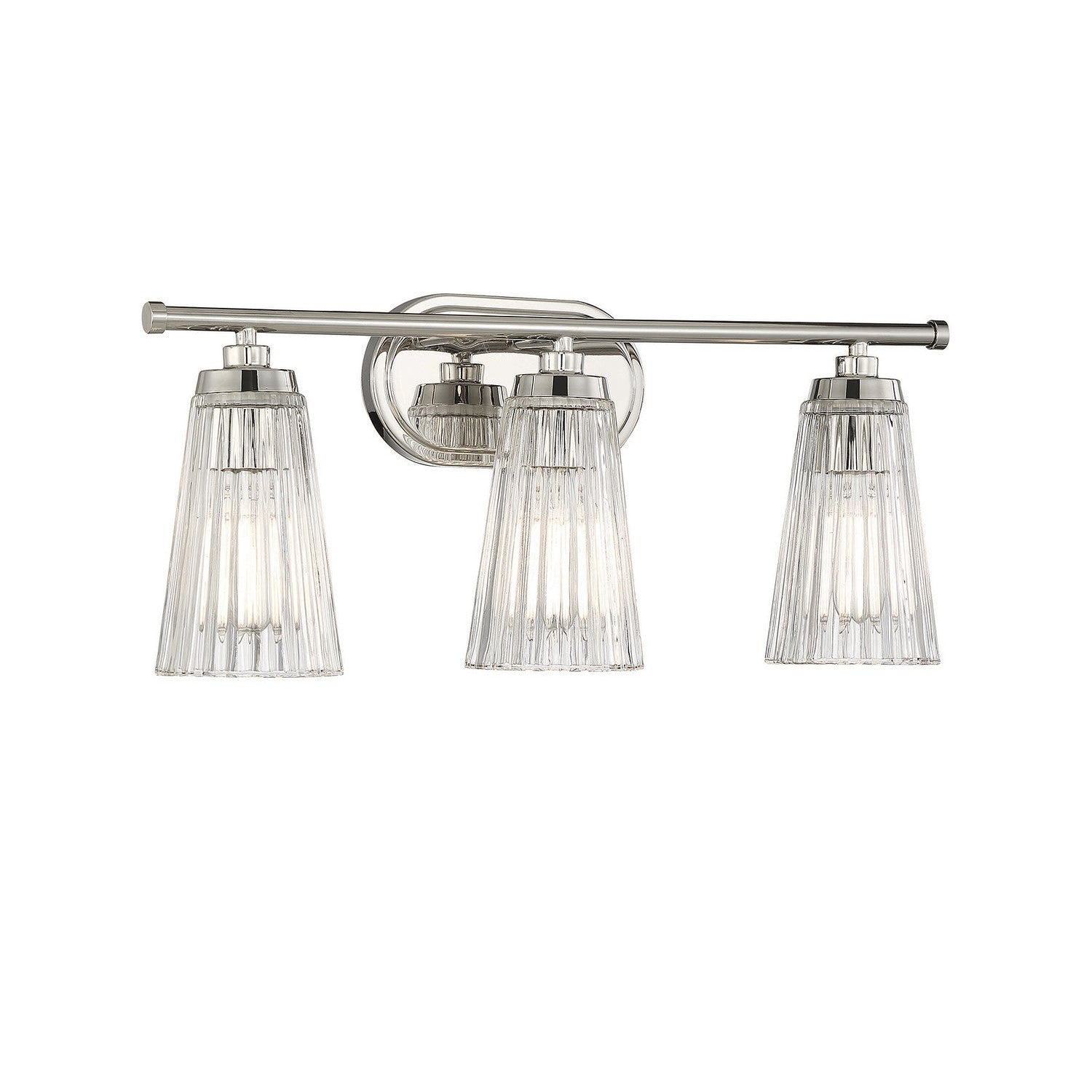 Savoy House - 8-1745-3-109 - Three Light Bathroom Vanity - Chantilly - Polished Nickel
