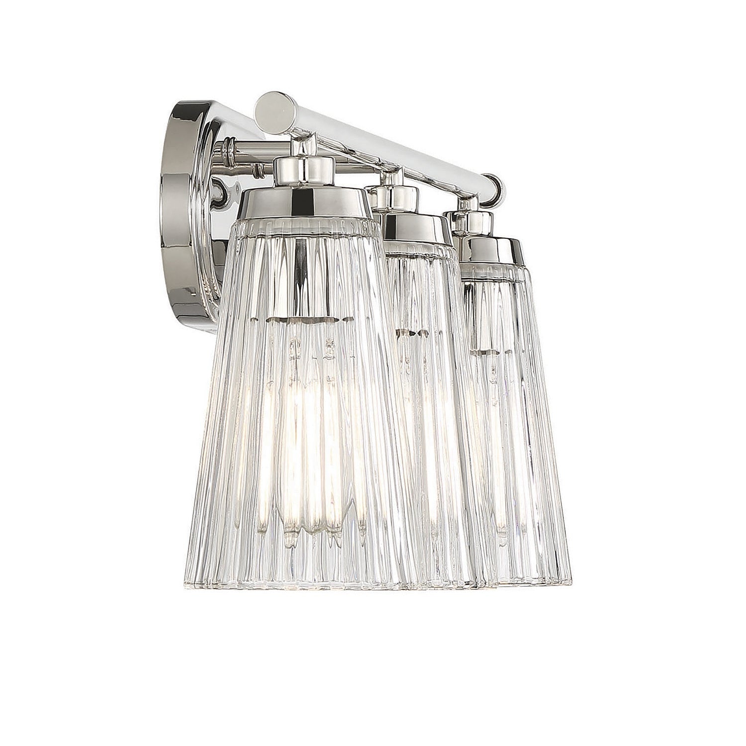Savoy House - 8-1745-3-109 - Three Light Bathroom Vanity - Chantilly - Polished Nickel