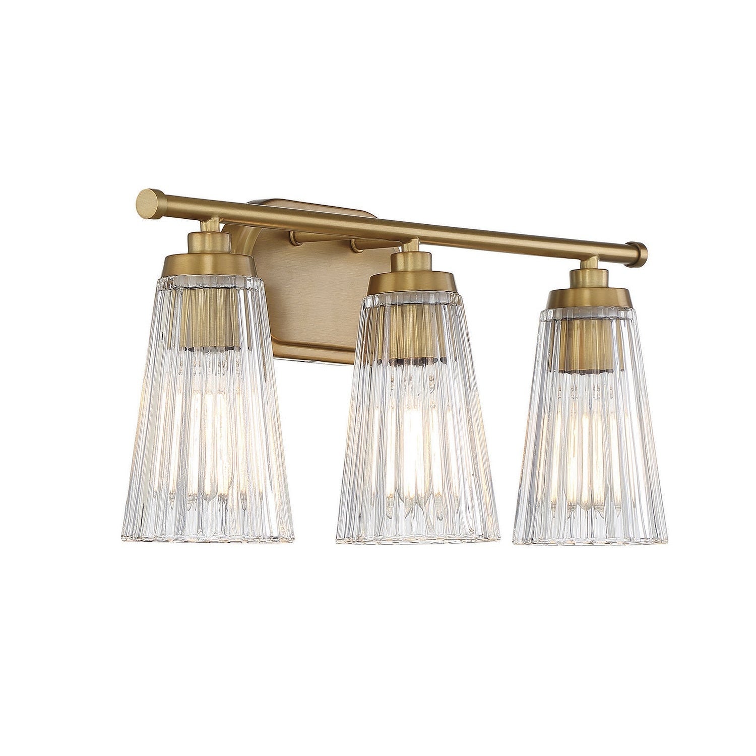 Savoy House - 8-1745-3-322 - Three Light Bathroom Vanity - Chantilly - Warm Brass