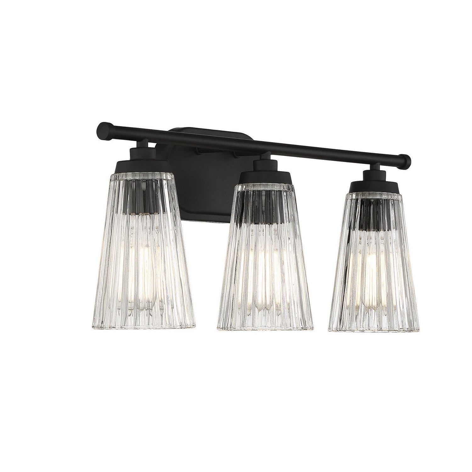 Savoy House - 8-1745-3-BK - Three Light Bathroom Vanity - Chantilly - Matte Black