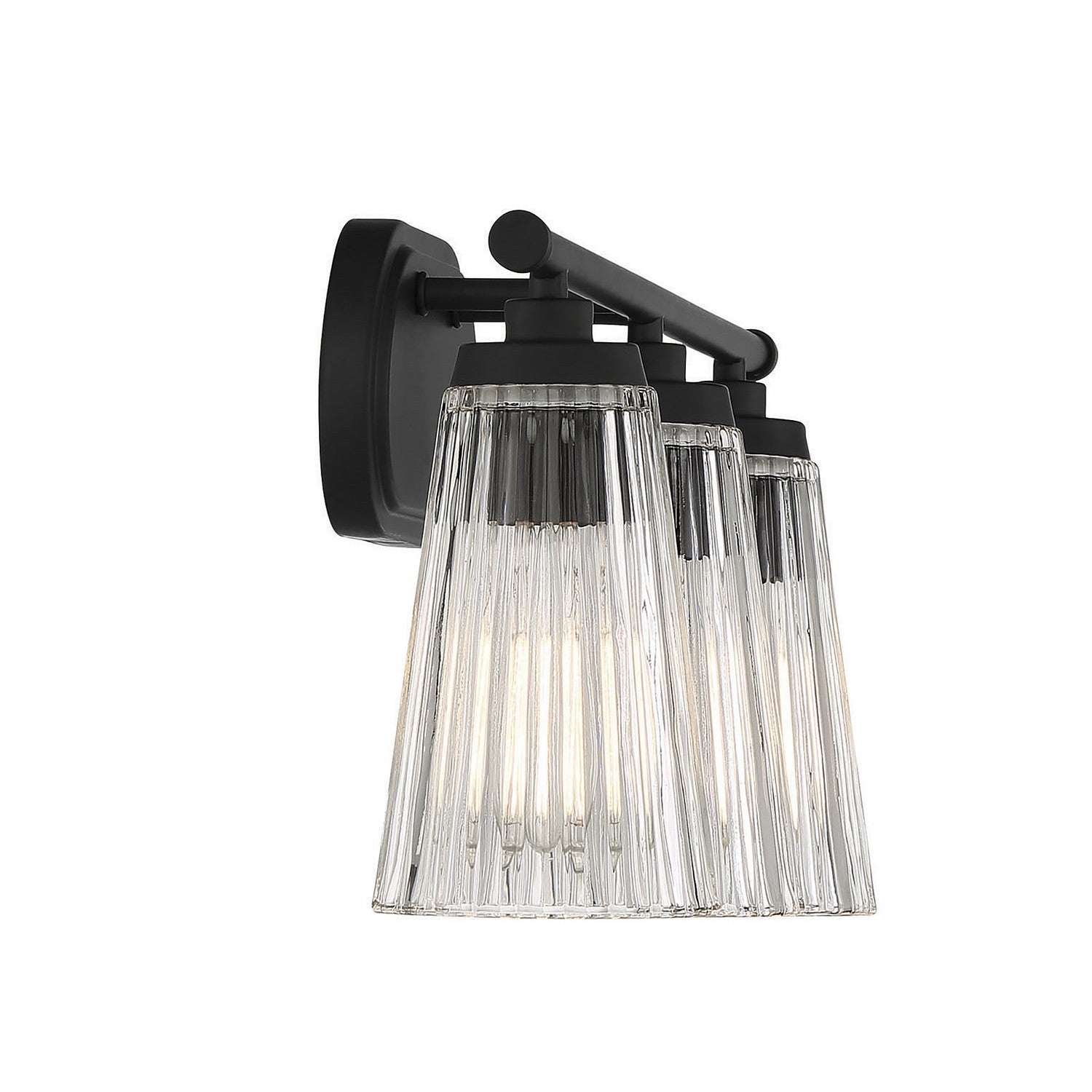 Savoy House - 8-1745-3-BK - Three Light Bathroom Vanity - Chantilly - Matte Black