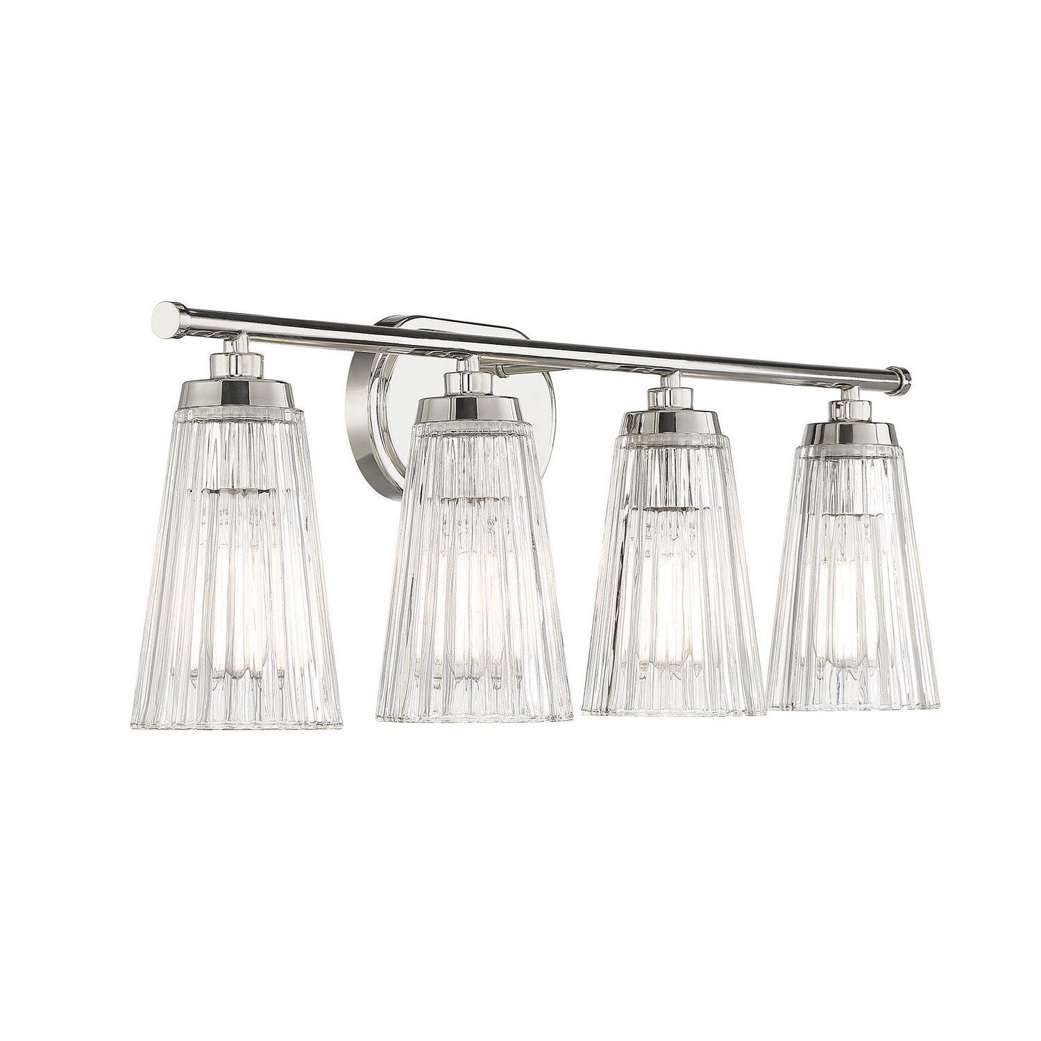 Savoy House - 8-1745-4-109 - Four Light Bathroom Vanity - Chantilly - Polished Nickel