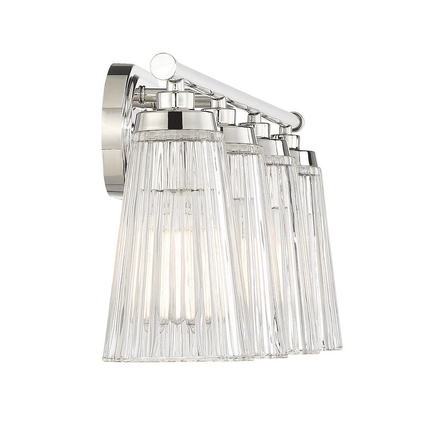 Savoy House - 8-1745-4-109 - Four Light Bathroom Vanity - Chantilly - Polished Nickel