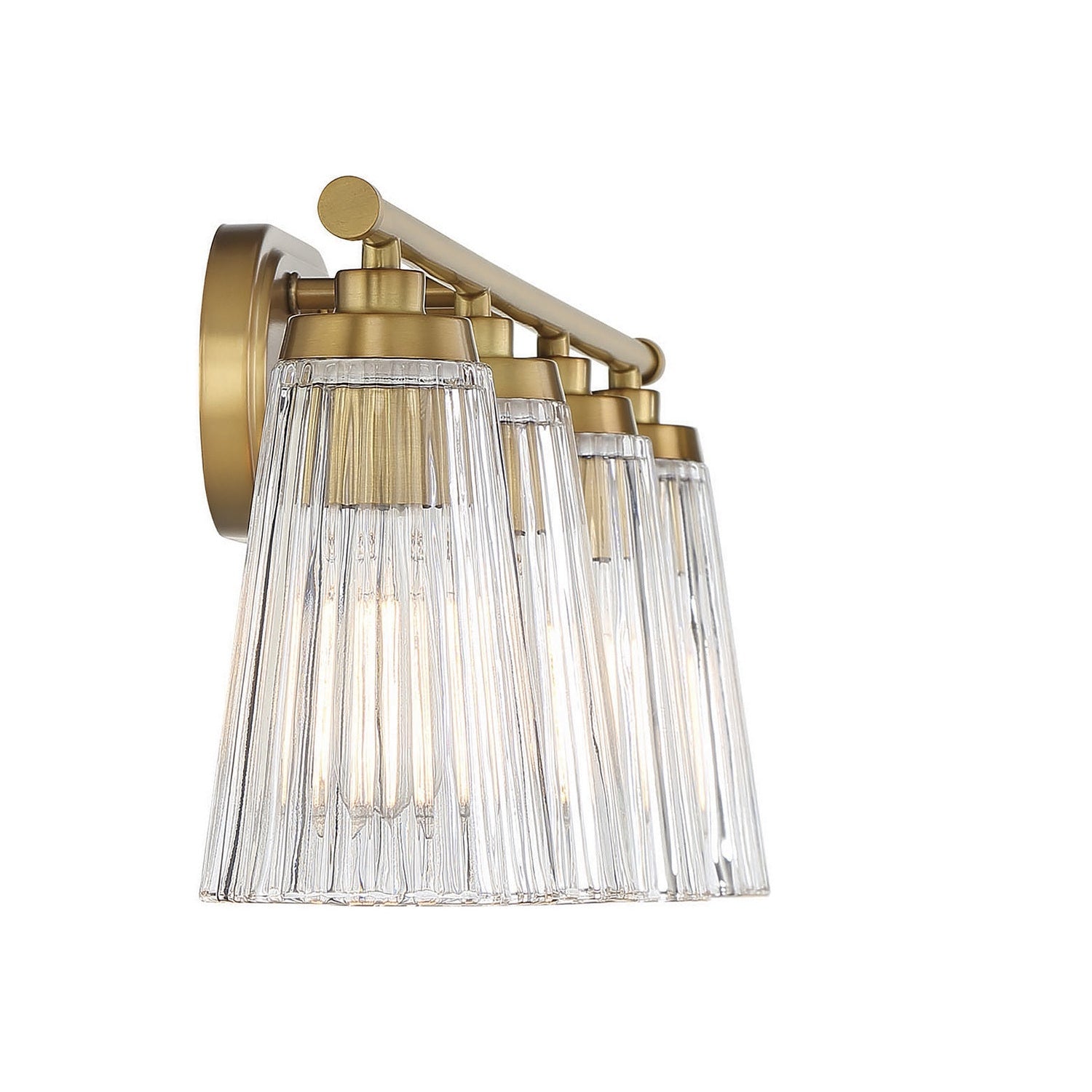 Savoy House - 8-1745-4-322 - Four Light Bathroom Vanity - Chantilly - Warm Brass