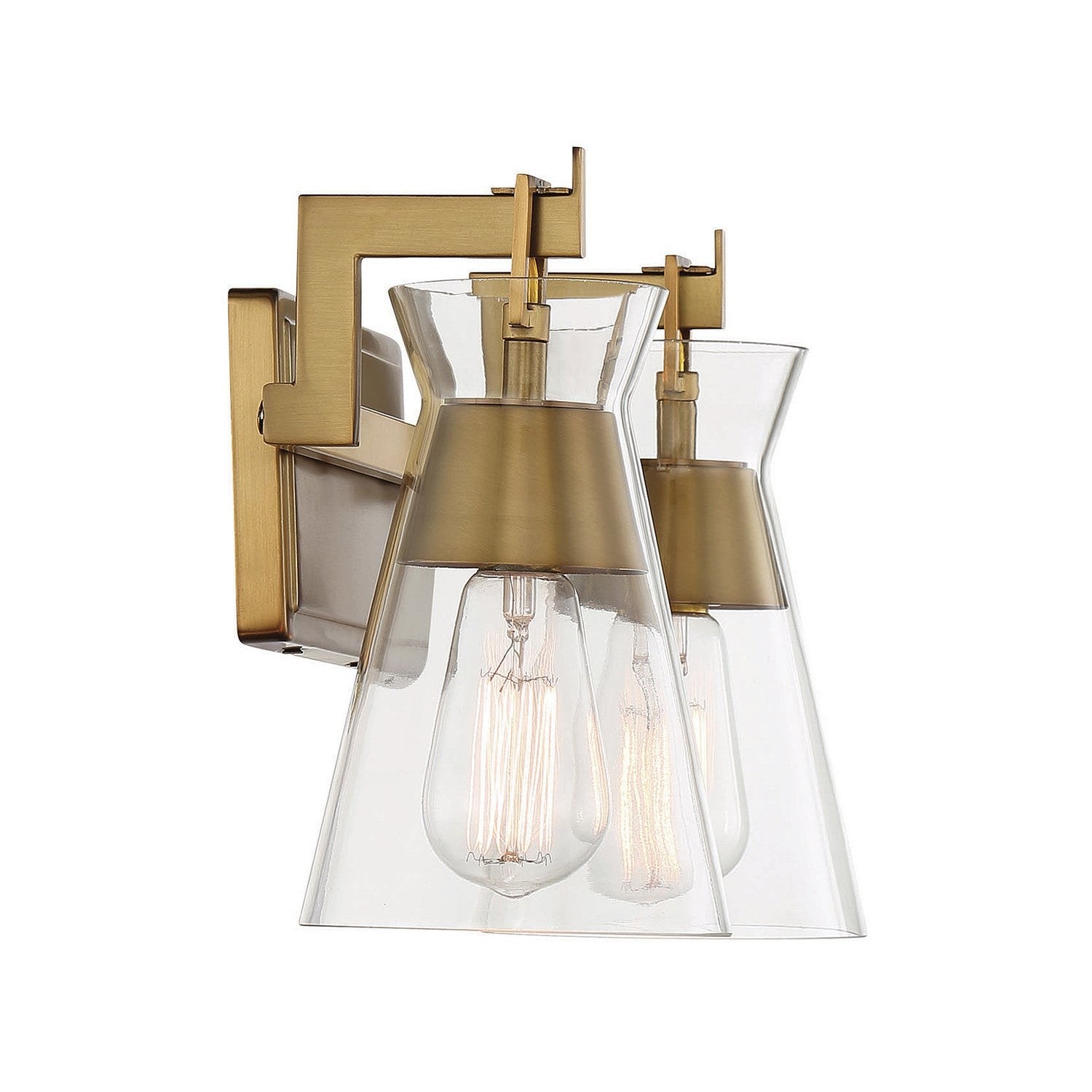 Savoy House - 8-1830-2-322 - Two Light Bathroom Vanity - Lakewood - Warm Brass