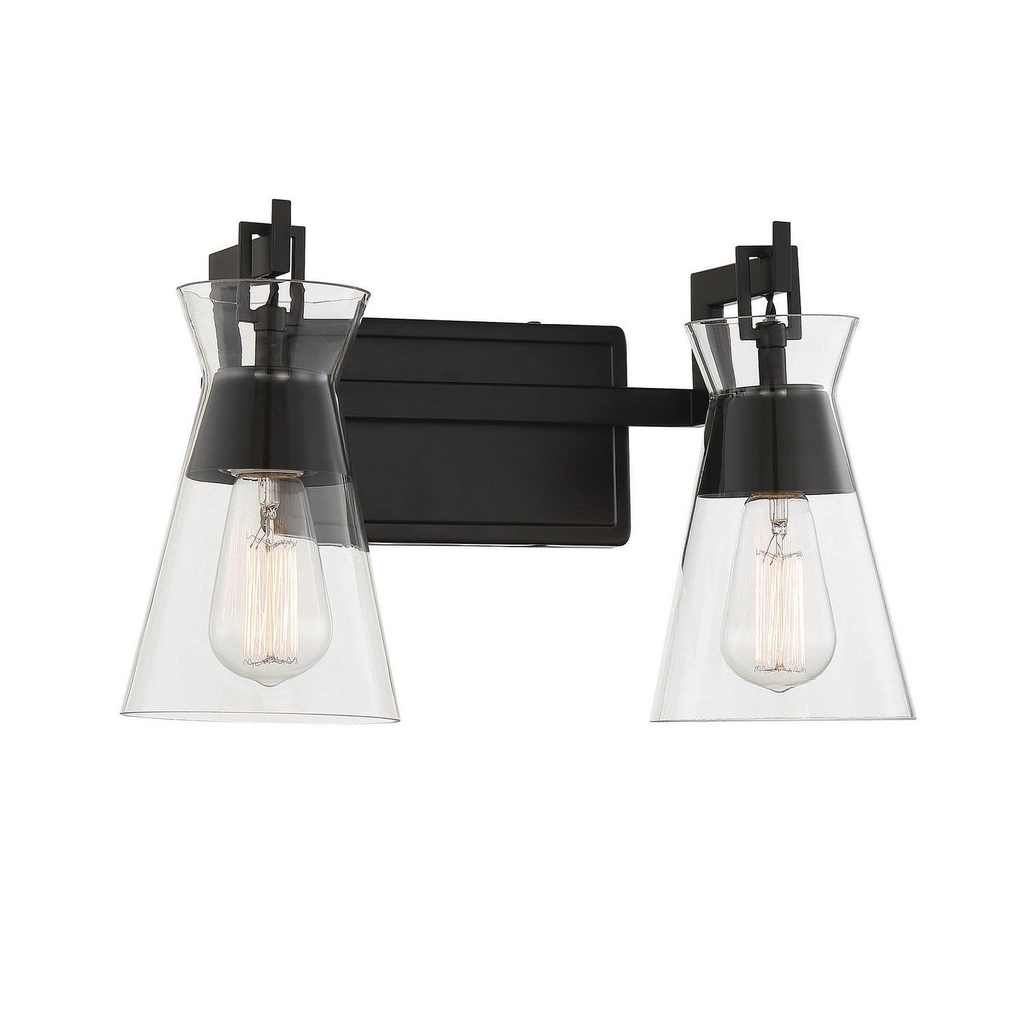 Savoy House - 8-1830-2-BK - Two Light Bathroom Vanity - Lakewood - Matte Black