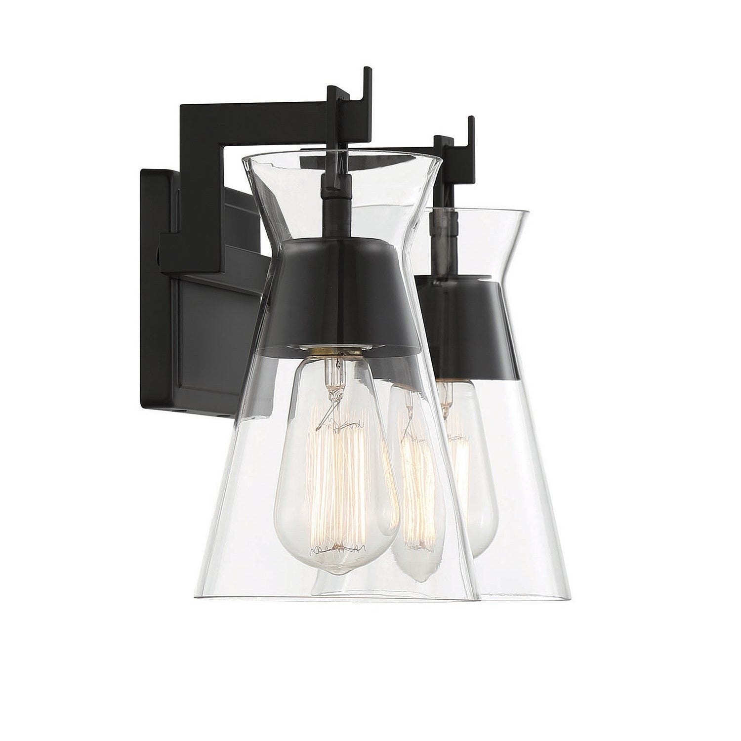 Savoy House - 8-1830-2-BK - Two Light Bathroom Vanity - Lakewood - Matte Black