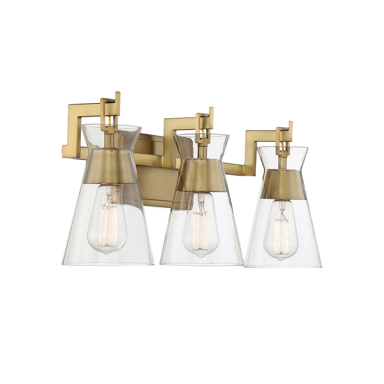 Savoy House - 8-1830-3-322 - Three Light Bathroom Vanity - Lakewood - Warm Brass