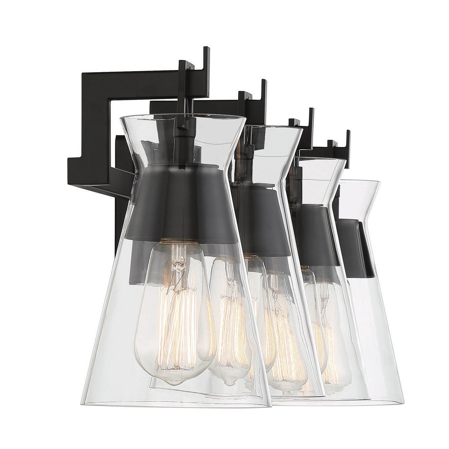 Savoy House - 8-1830-4-BK - Four Light Bathroom Vanity - Lakewood - Matte Black