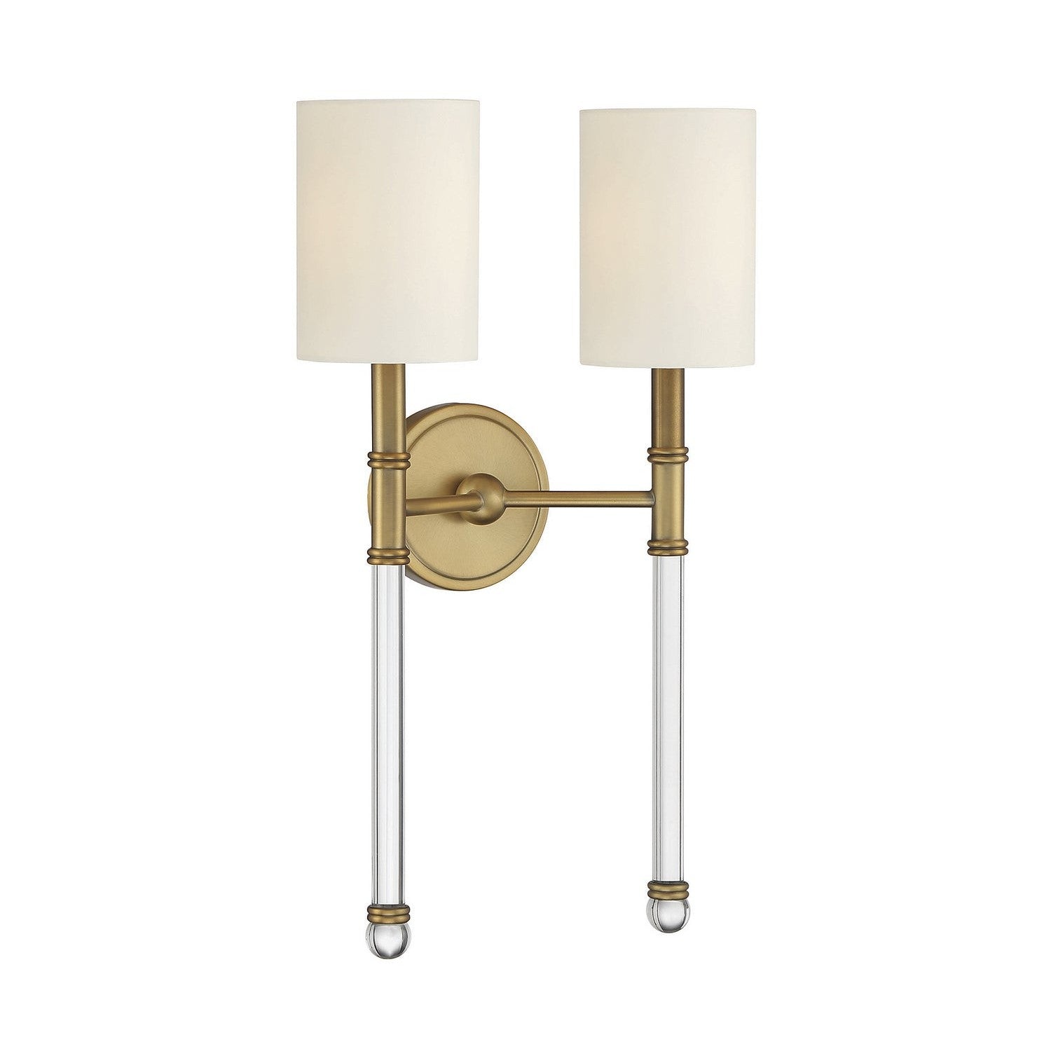 Savoy House - 9-103-2-322 - Two Light Wall Sconce - Fremont - Warm Brass