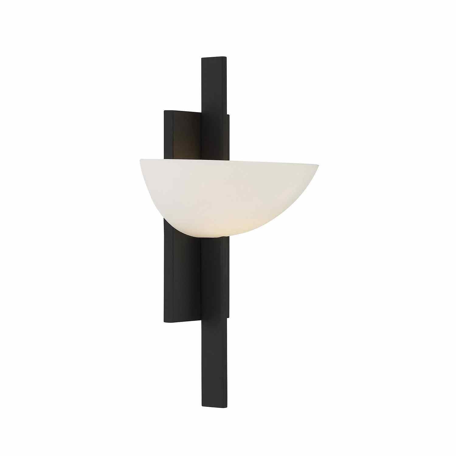 Savoy House - 9-1615-1-89 - One Light Wall Sconce - Fallon - Matte Black