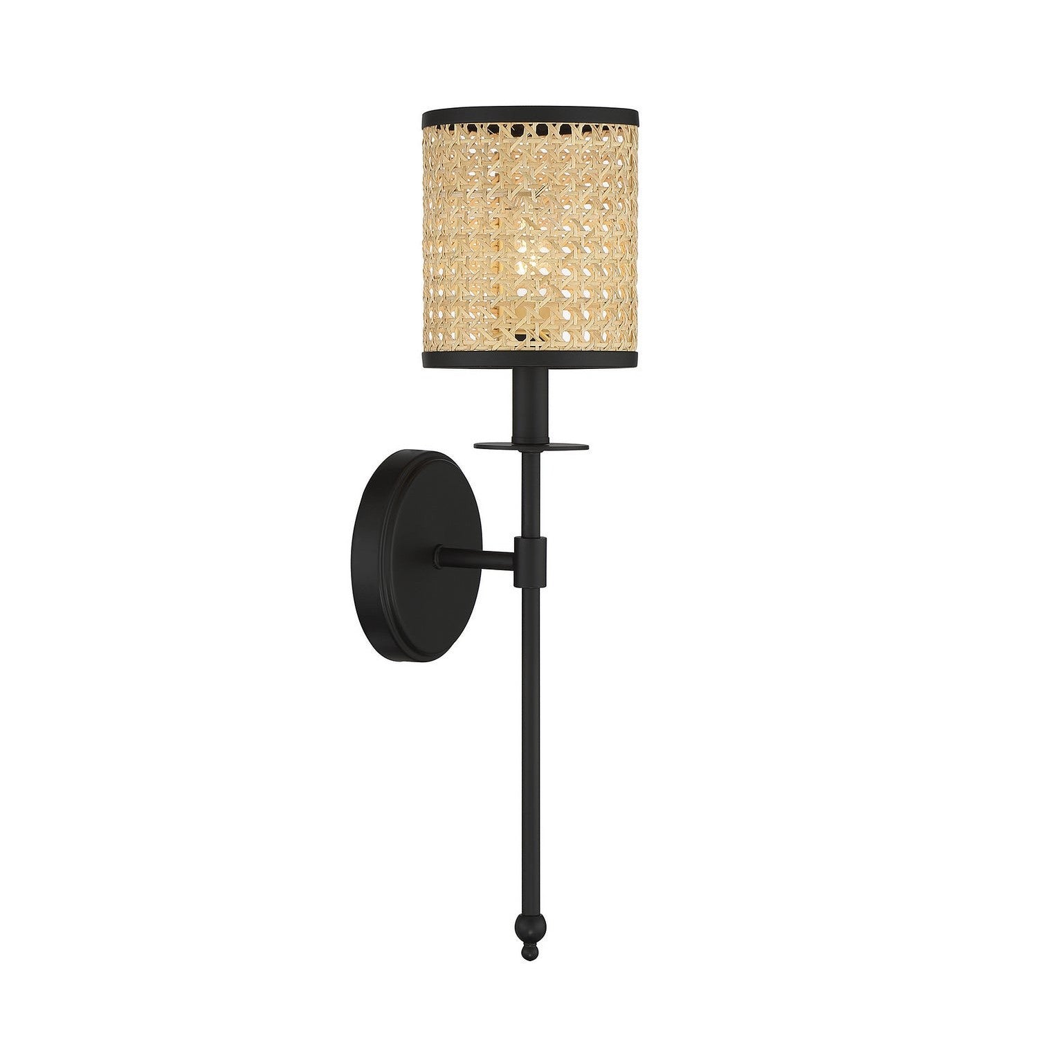 Savoy House - 9-1649-1-89 - One Light Wall Sconce - Jaylar - Matte Black