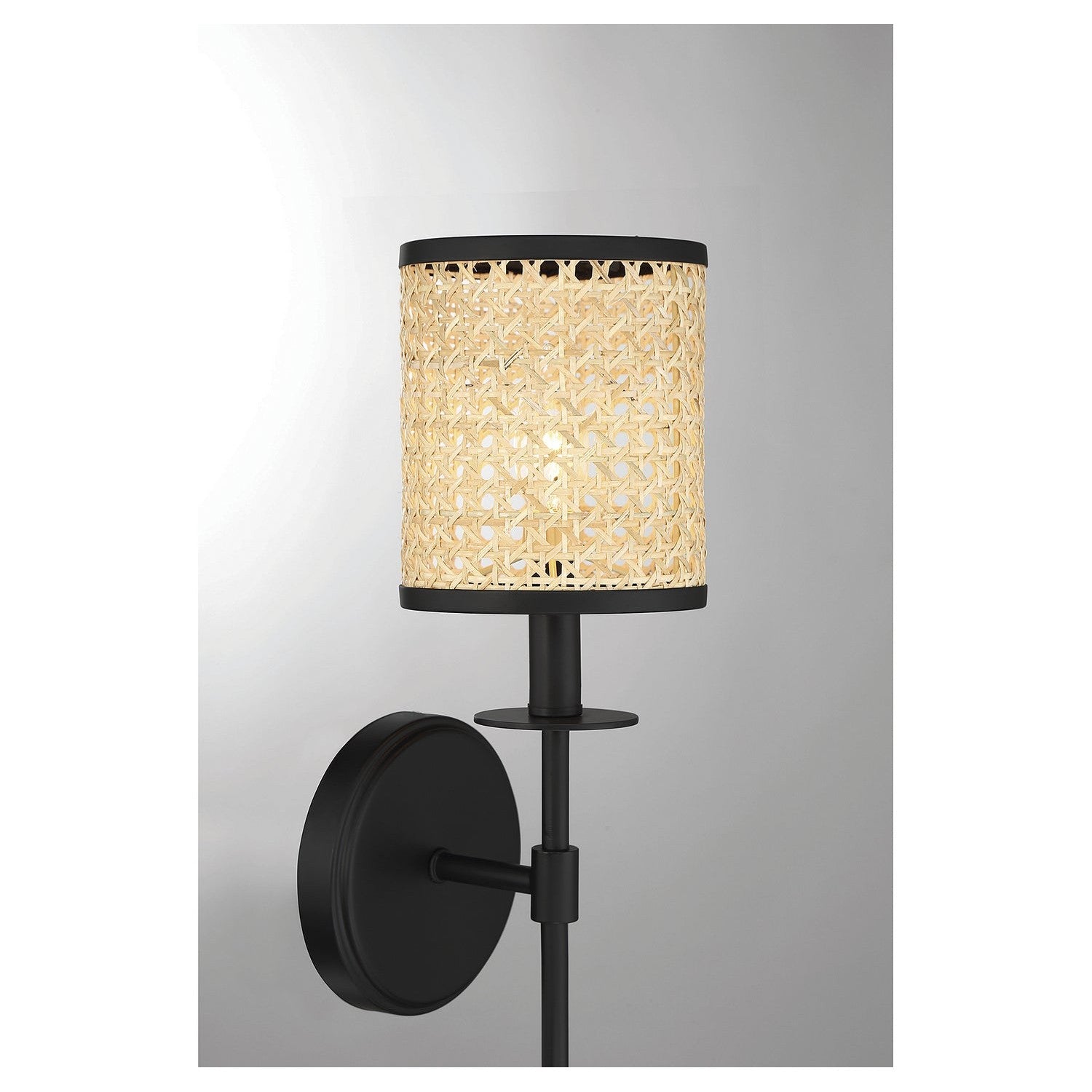 Savoy House - 9-1649-1-89 - One Light Wall Sconce - Jaylar - Matte Black