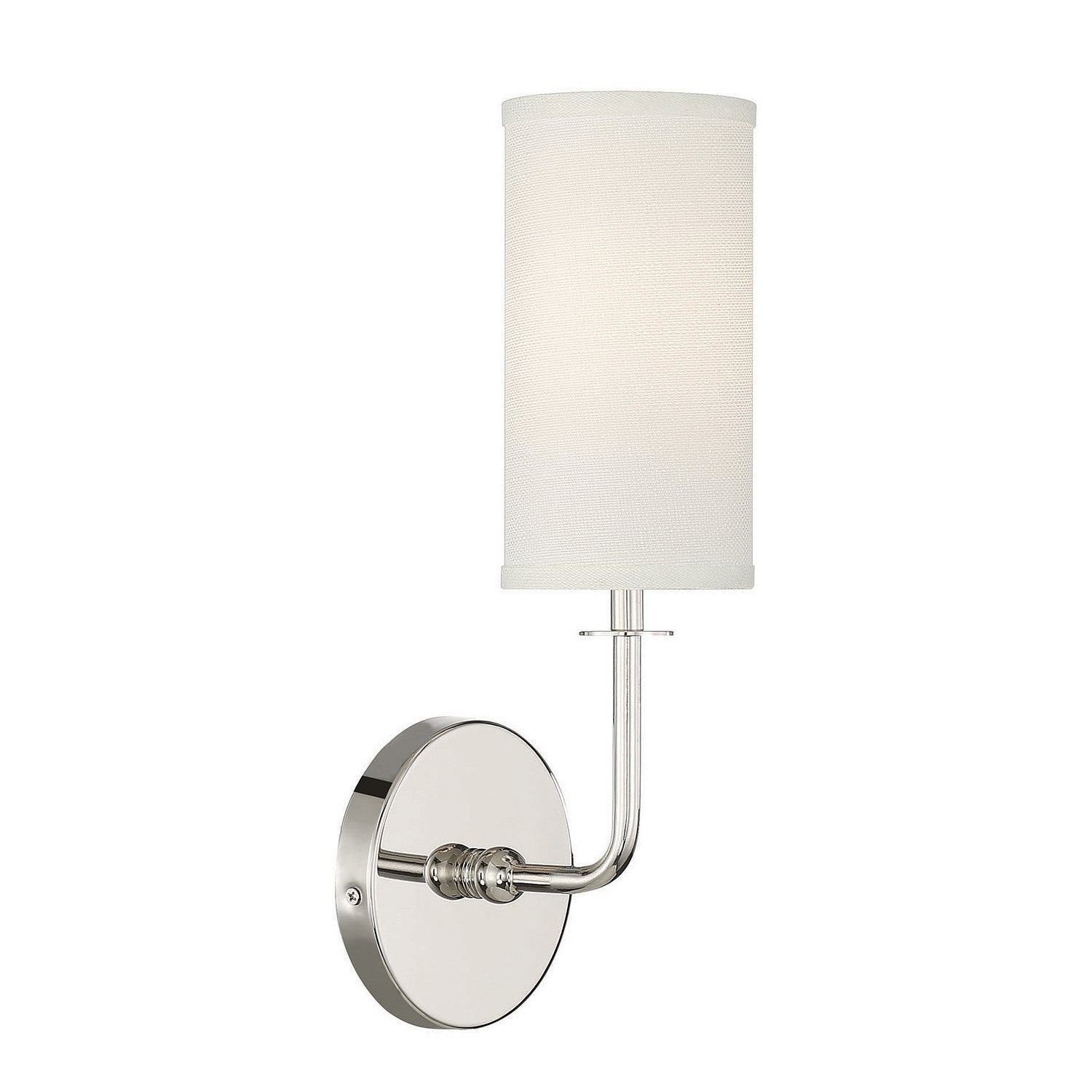 Savoy House - 9-1755-1-109 - One Light Wall Sconce - Powell - Polished Nickel