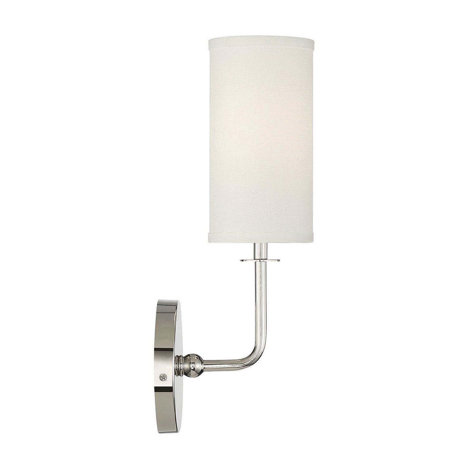 Savoy House - 9-1755-1-109 - One Light Wall Sconce - Powell - Polished Nickel