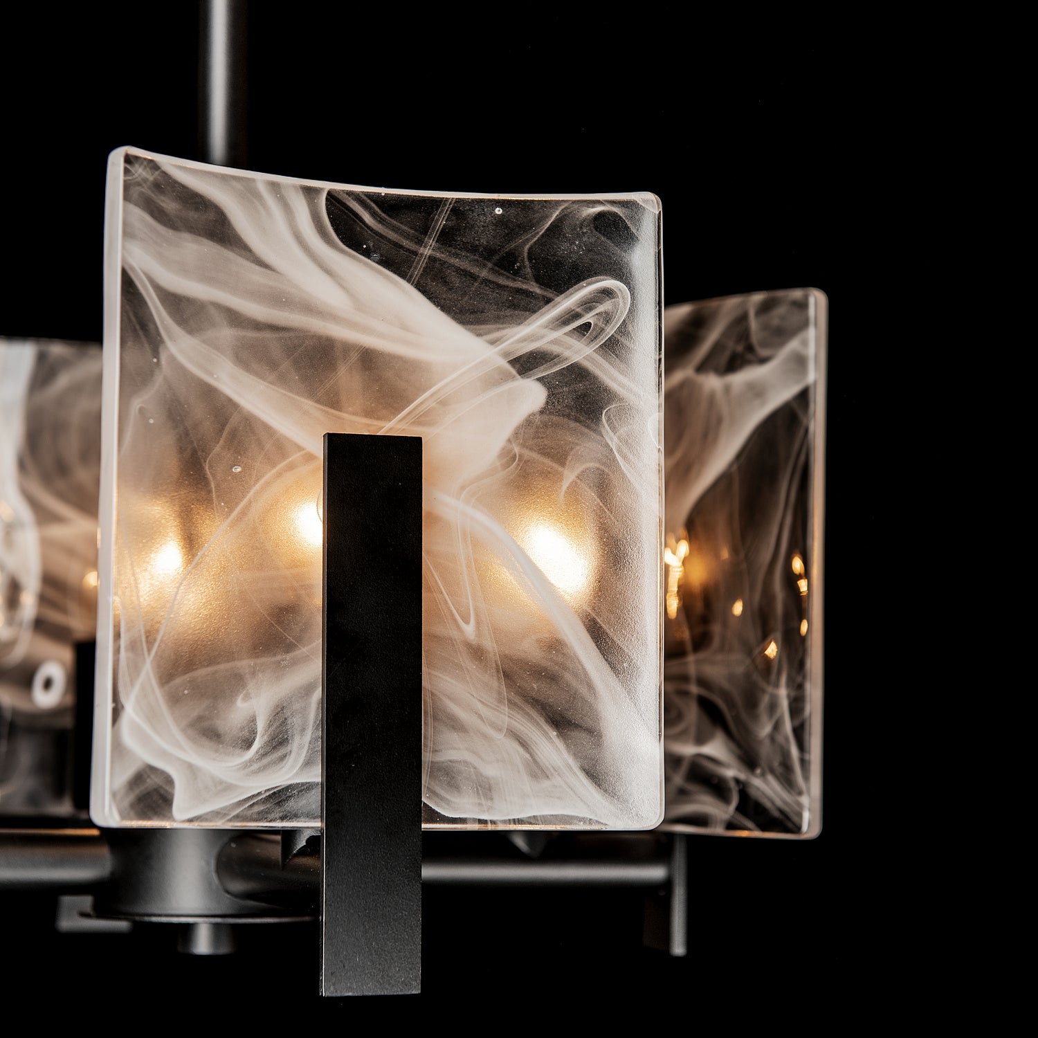Hubbardton Forge - 131060-SKT-MULT-10-YR0719 - Four Light Semi-Flush/Pendant - Arc - Black