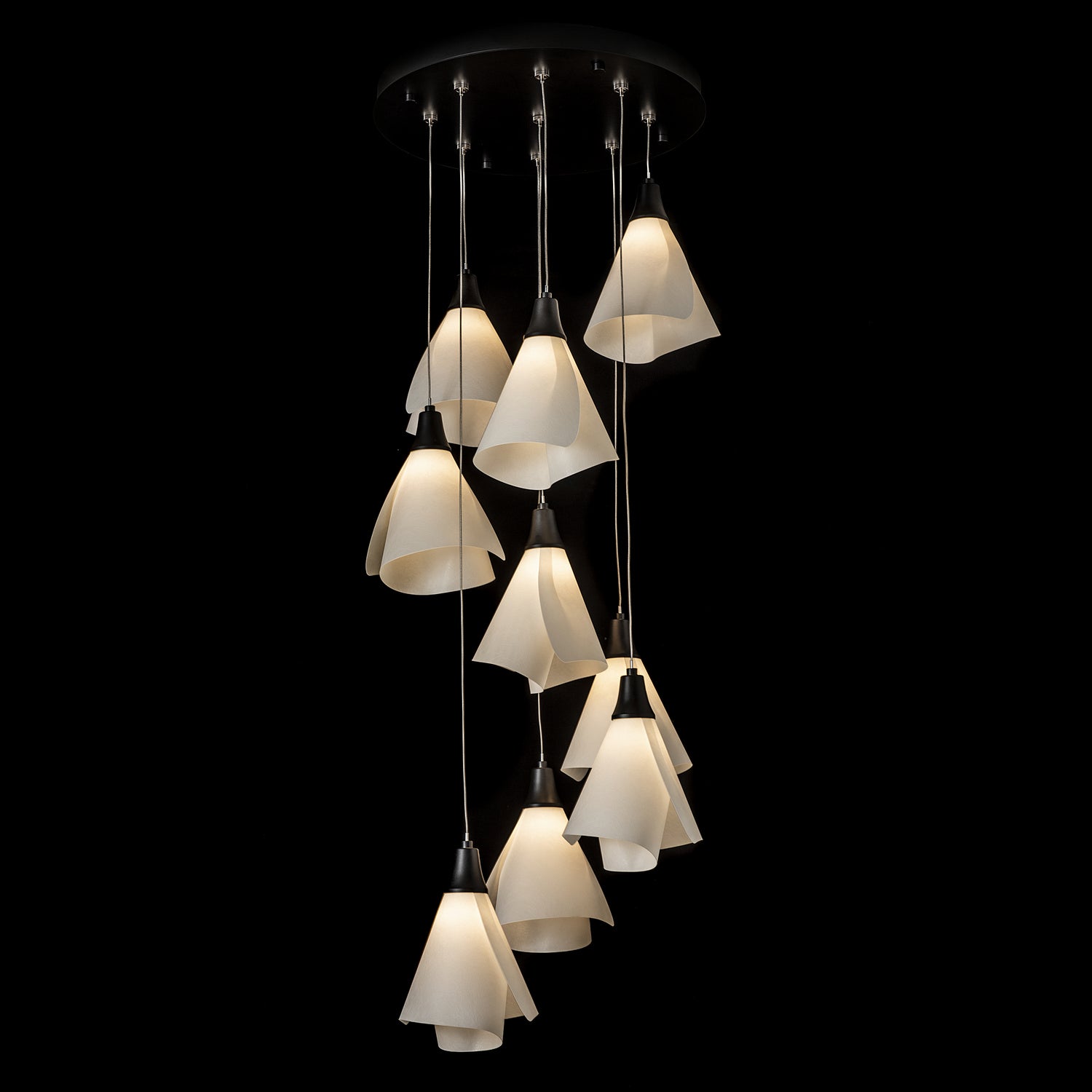 Hubbardton Forge - 131102-SKT-STND-10-SH1987 - LED Pendant - Mobius - Black