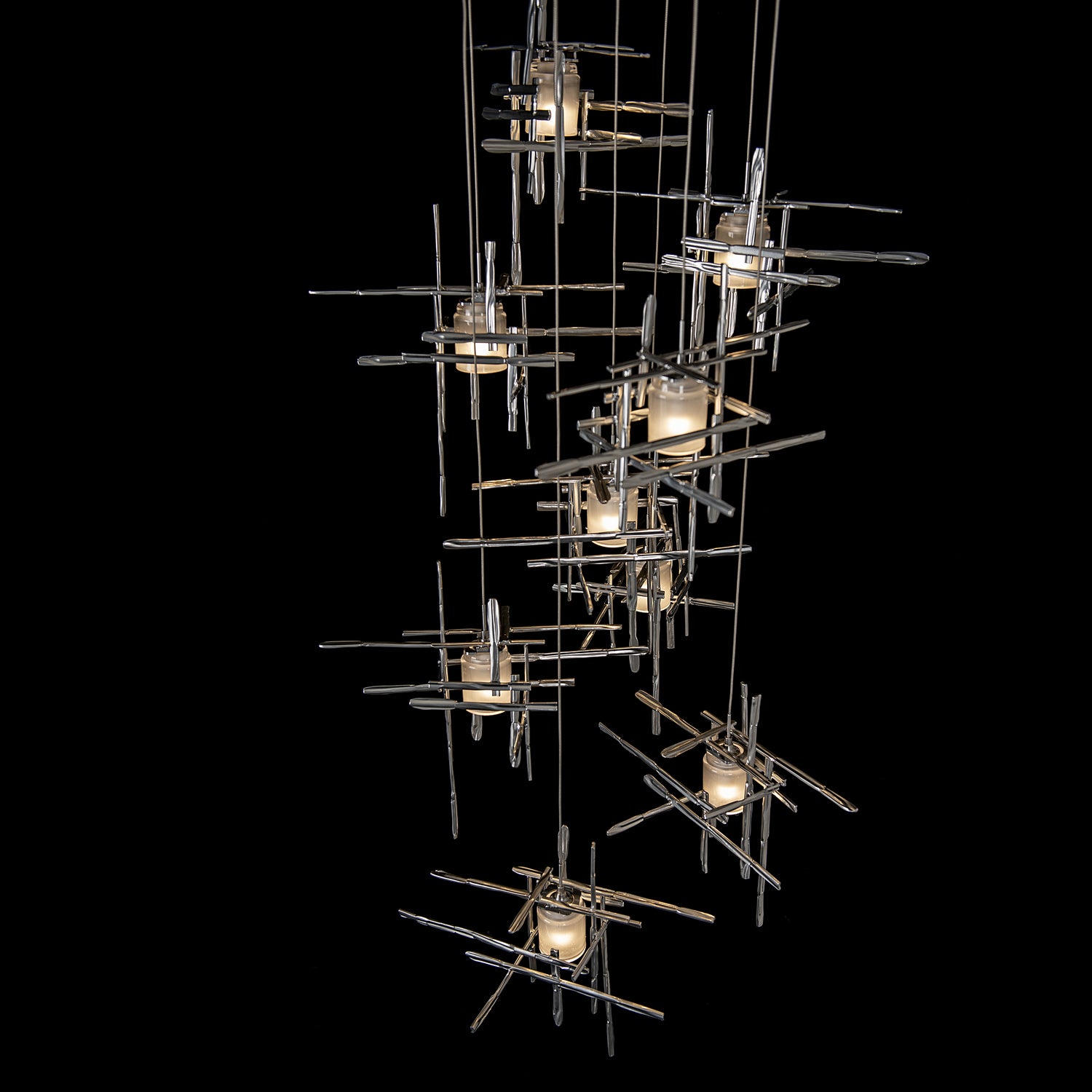 Hubbardton Forge - 131109-SKT-STND-85-YC0305 - LED Pendant - Tura - Sterling