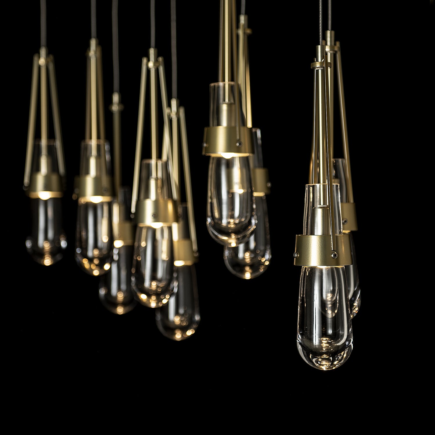 Hubbardton Forge - 131207-SKT-STND-86-ZM0434 - LED Pendant - Link - Modern Brass
