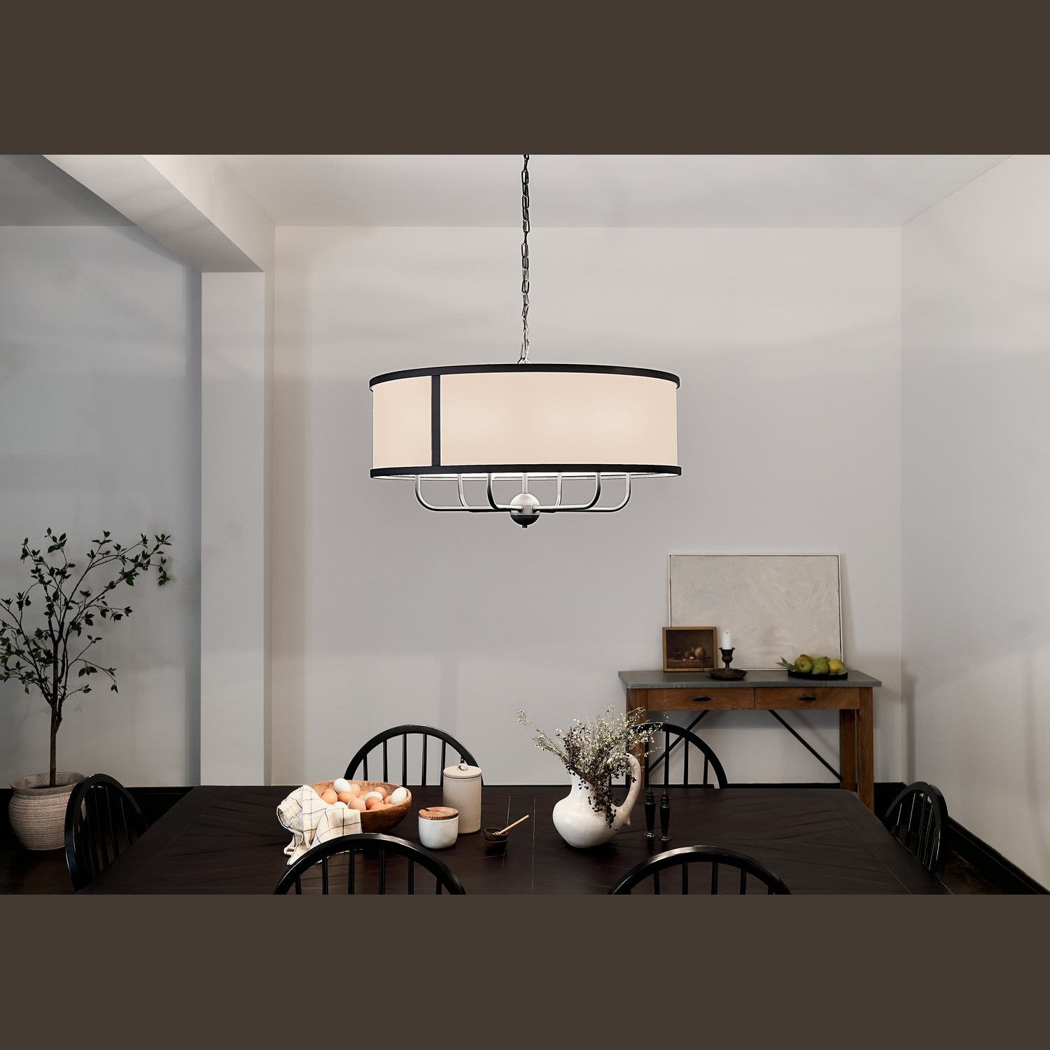Kichler - 52466BKT - Six Light Chandelier - Heddle - Textured Black