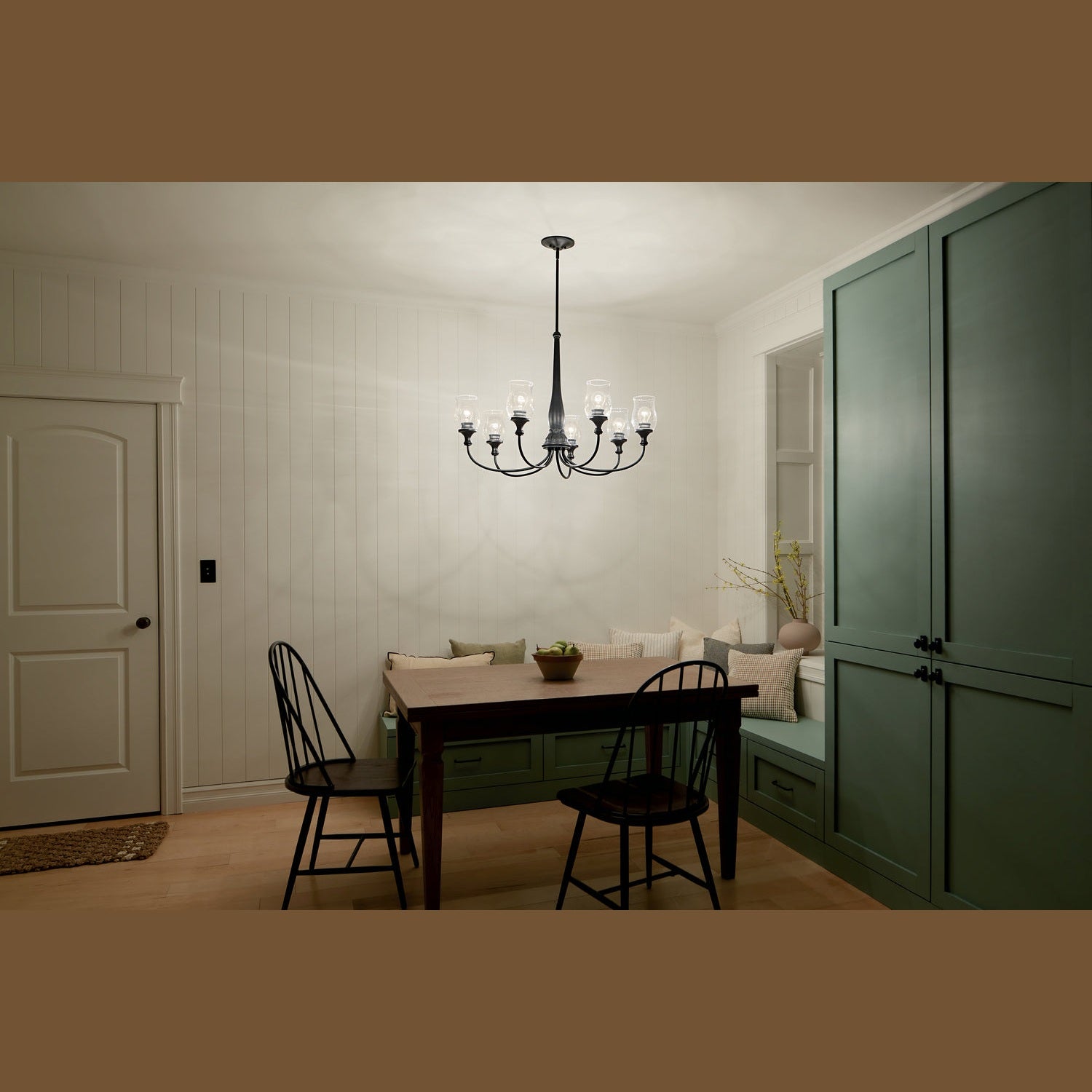 Kichler - 52469BK - Seven Light Chandelier - Melis - Black