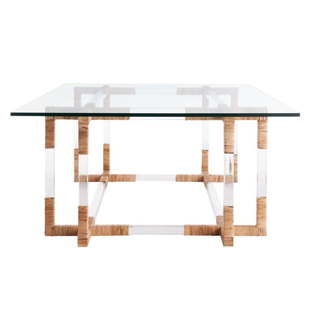 Arteriors - DC2021 - Coffee Table - Corset - Clear