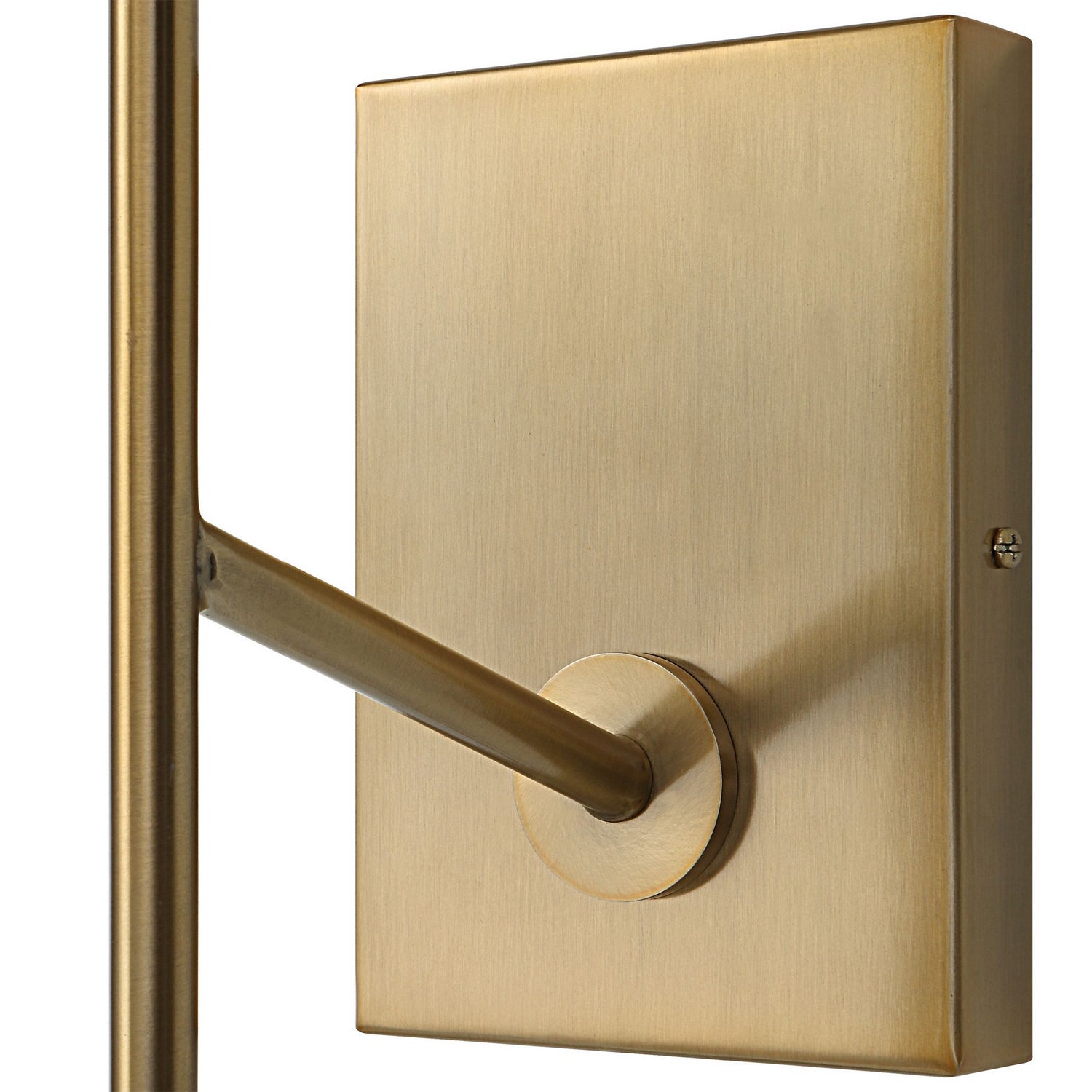 Uttermost - 22553 - One Light Wall Sconce - Telesto - Textured Black With Antique Brass