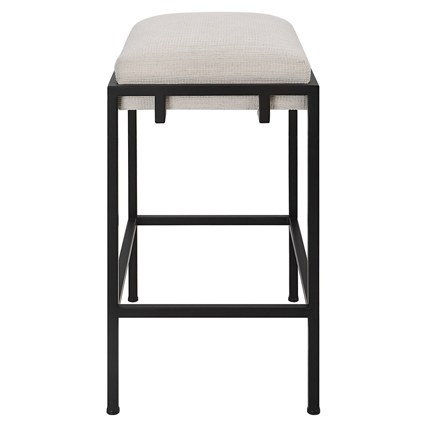 Uttermost - 23695 - Counter Stool - Paradox - Matte Black Iron