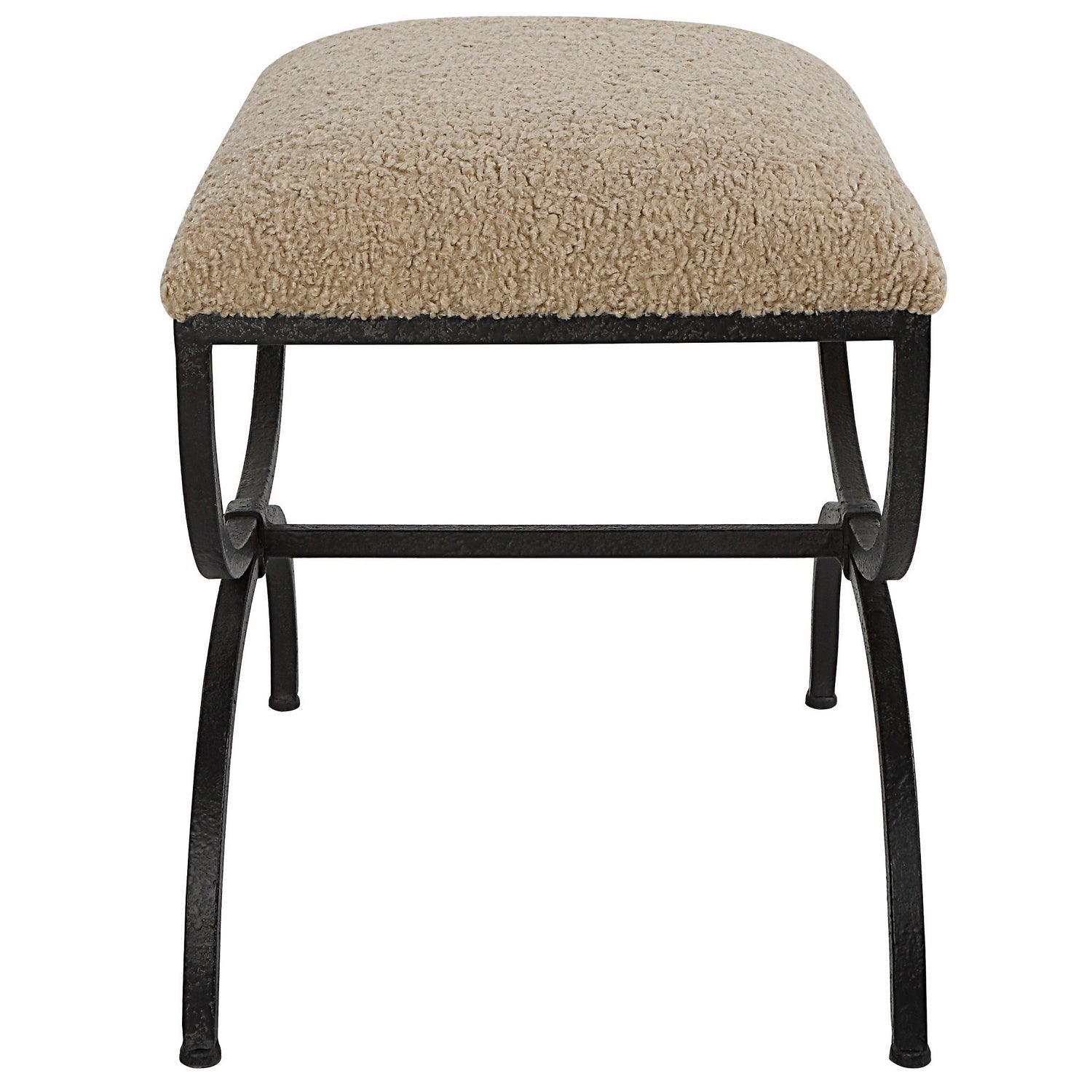 Uttermost - 23699 - Bench - Hacienda - Textured Iron