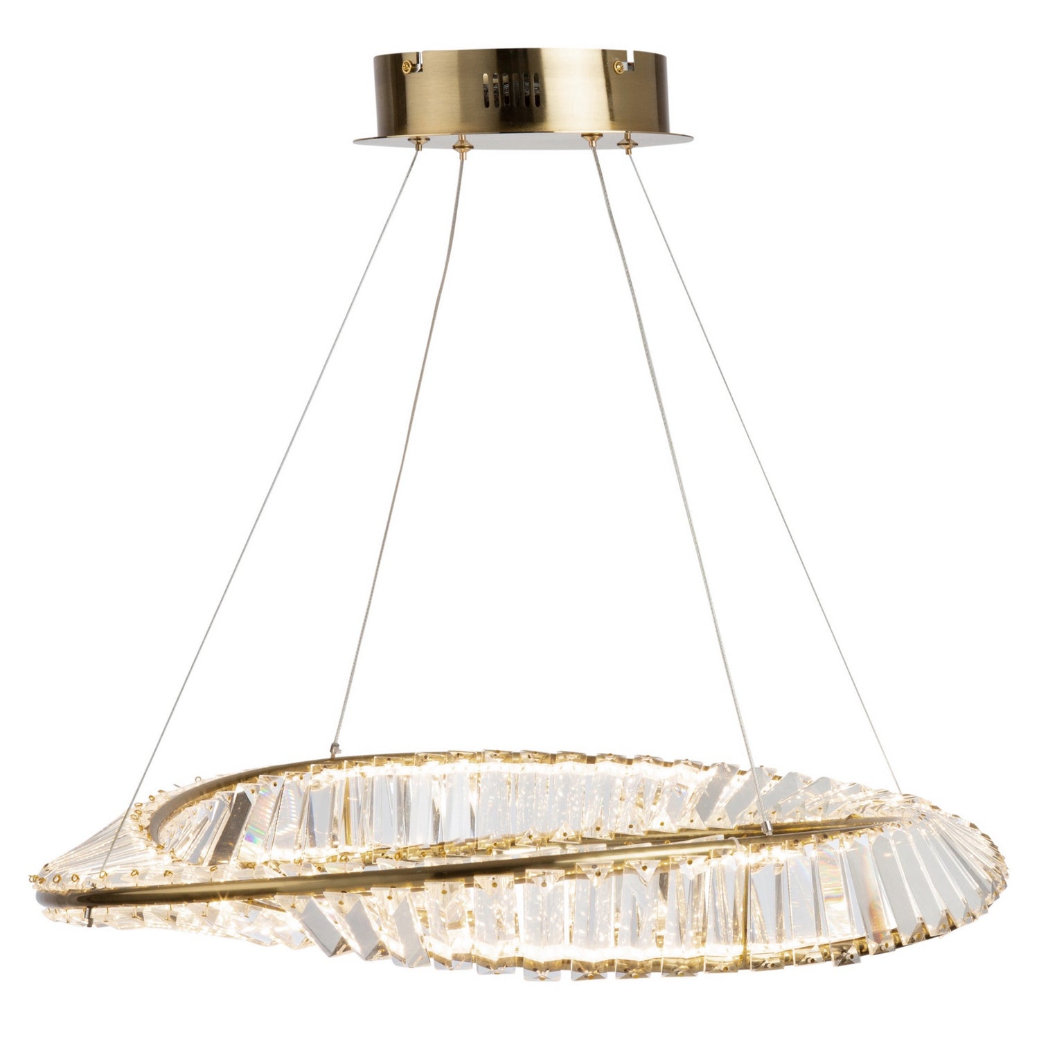 Artcraft - AC6720BB - LED Pendant - Stella - Brushed Brass