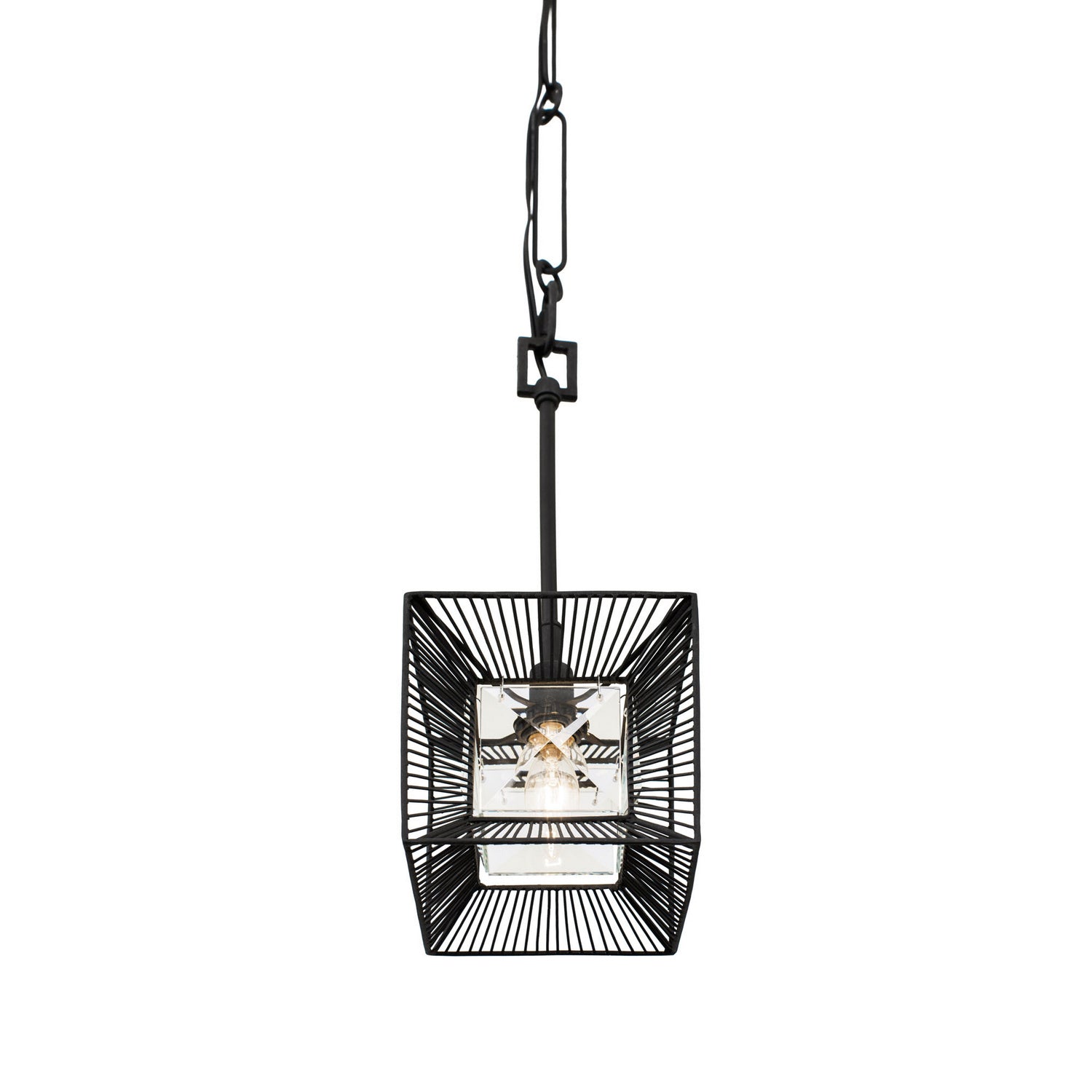 Varaluz - 366M01CB - One Light Mini Pendant - Arcade - Carbon