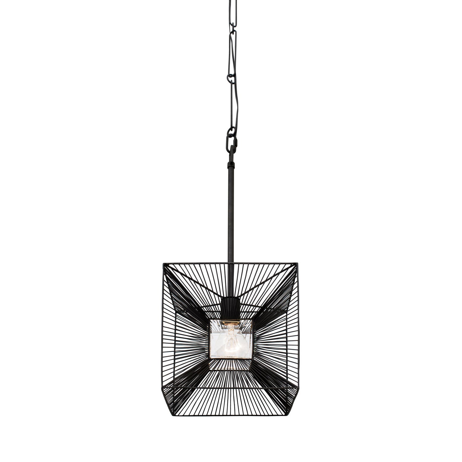 Varaluz - 366P01CB - One Light Pendant - Arcade - Carbon