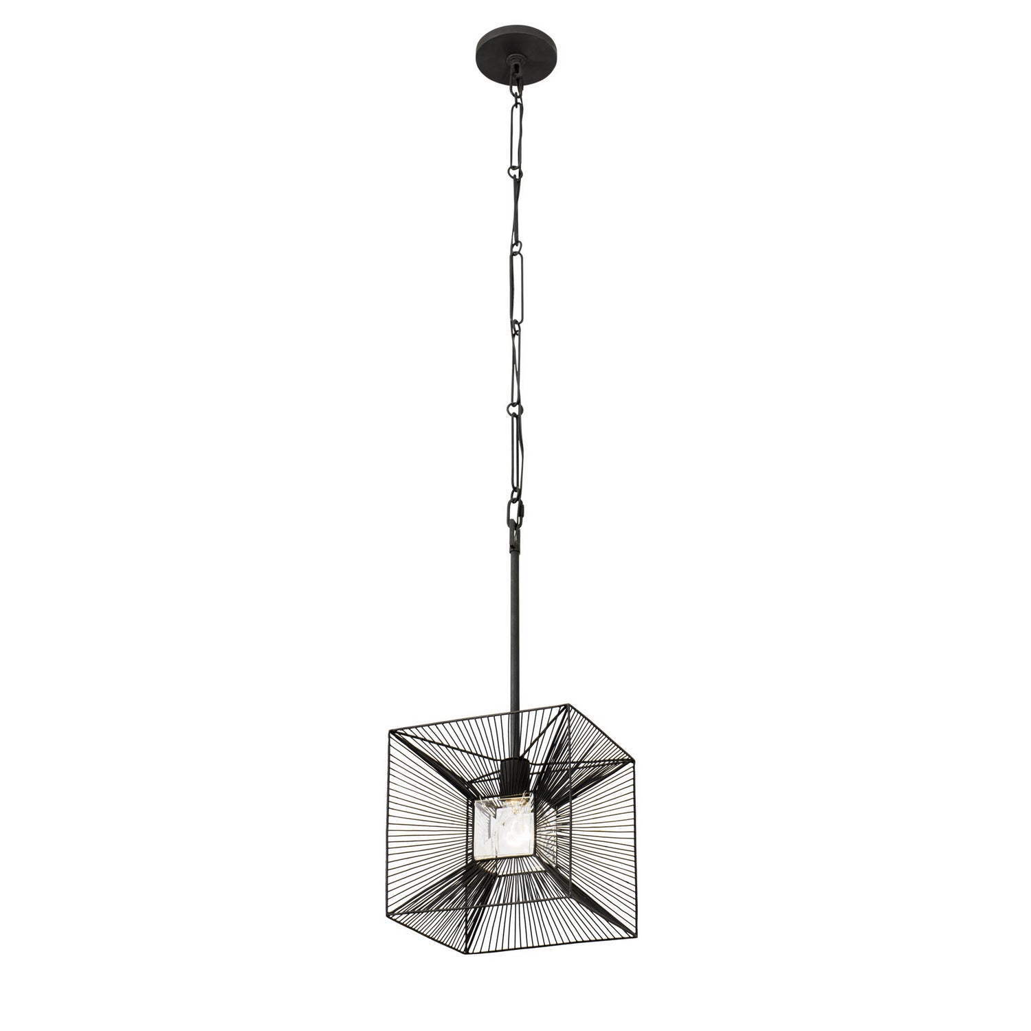 Varaluz - 366P01CB - One Light Pendant - Arcade - Carbon