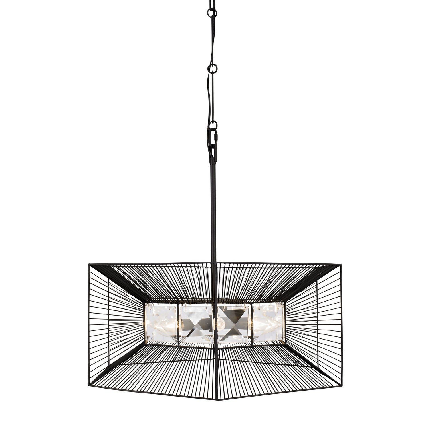 Varaluz - 366P06CB - Six Light Pendant - Arcade - Carbon