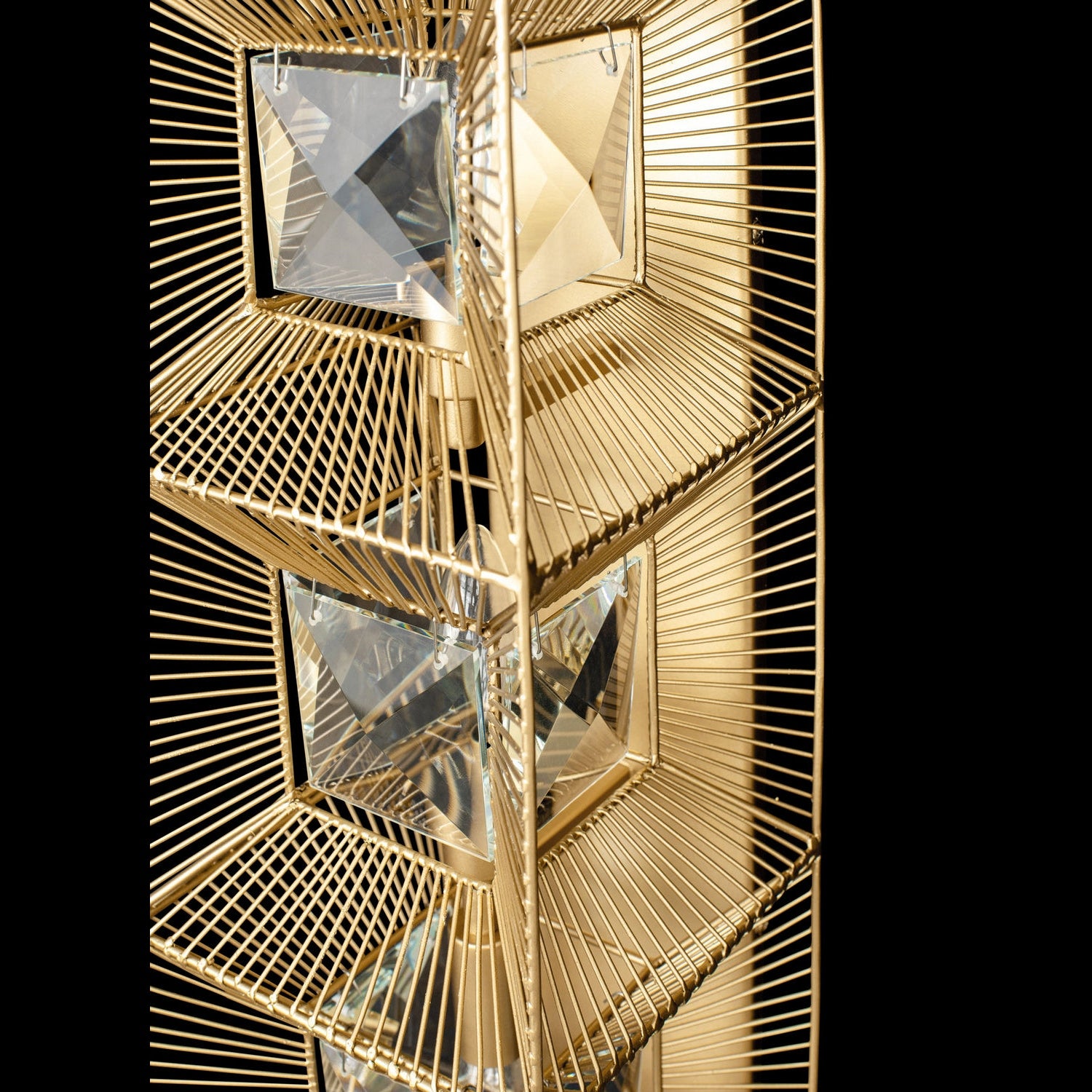 Varaluz - 366W03FG - Three Light Wall Sconce - Arcade - French Gold