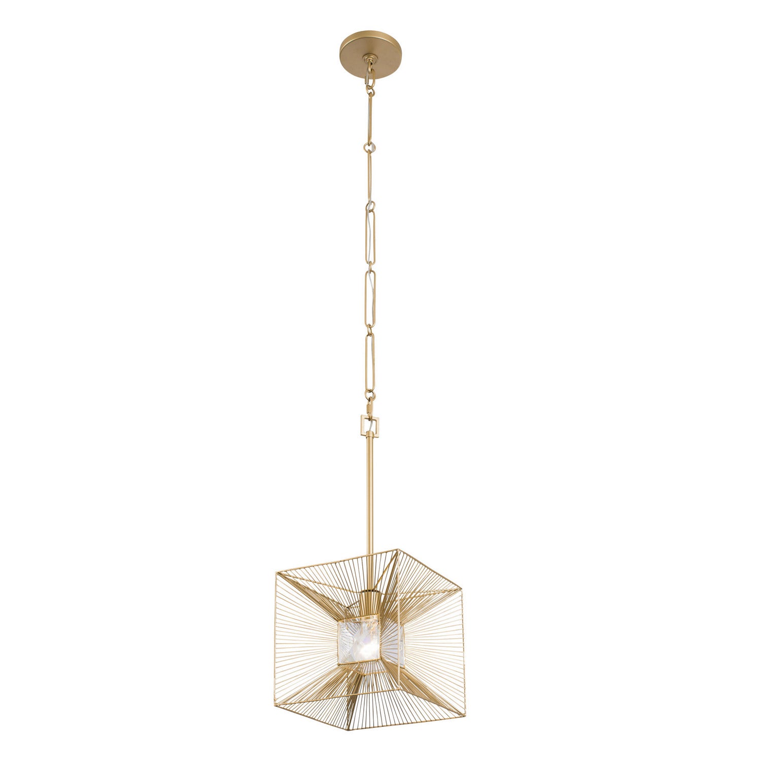 Varaluz - 366P01FG - One Light Pendant - Arcade - French Gold