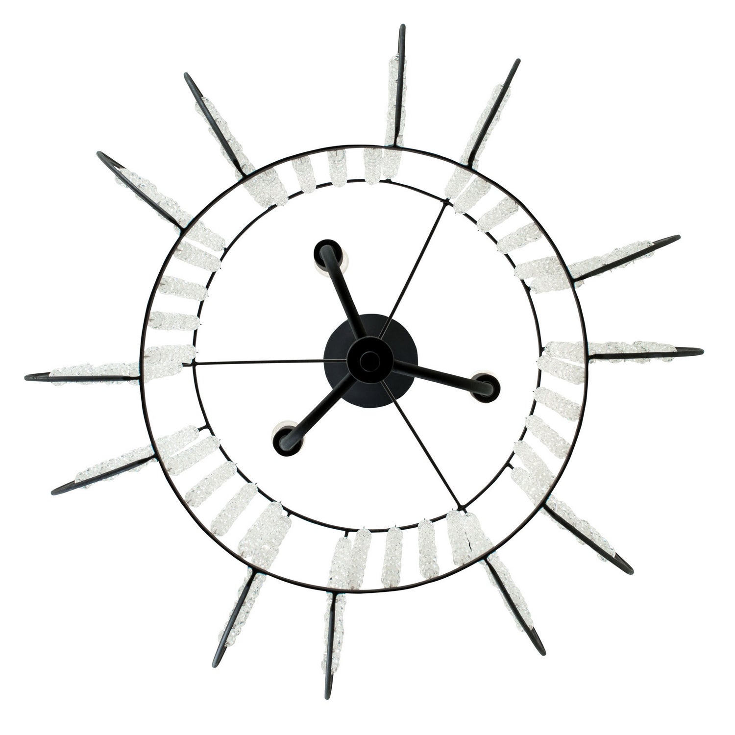 Varaluz - 367P03CB - Three Light Pendant - Caesar - Carbon