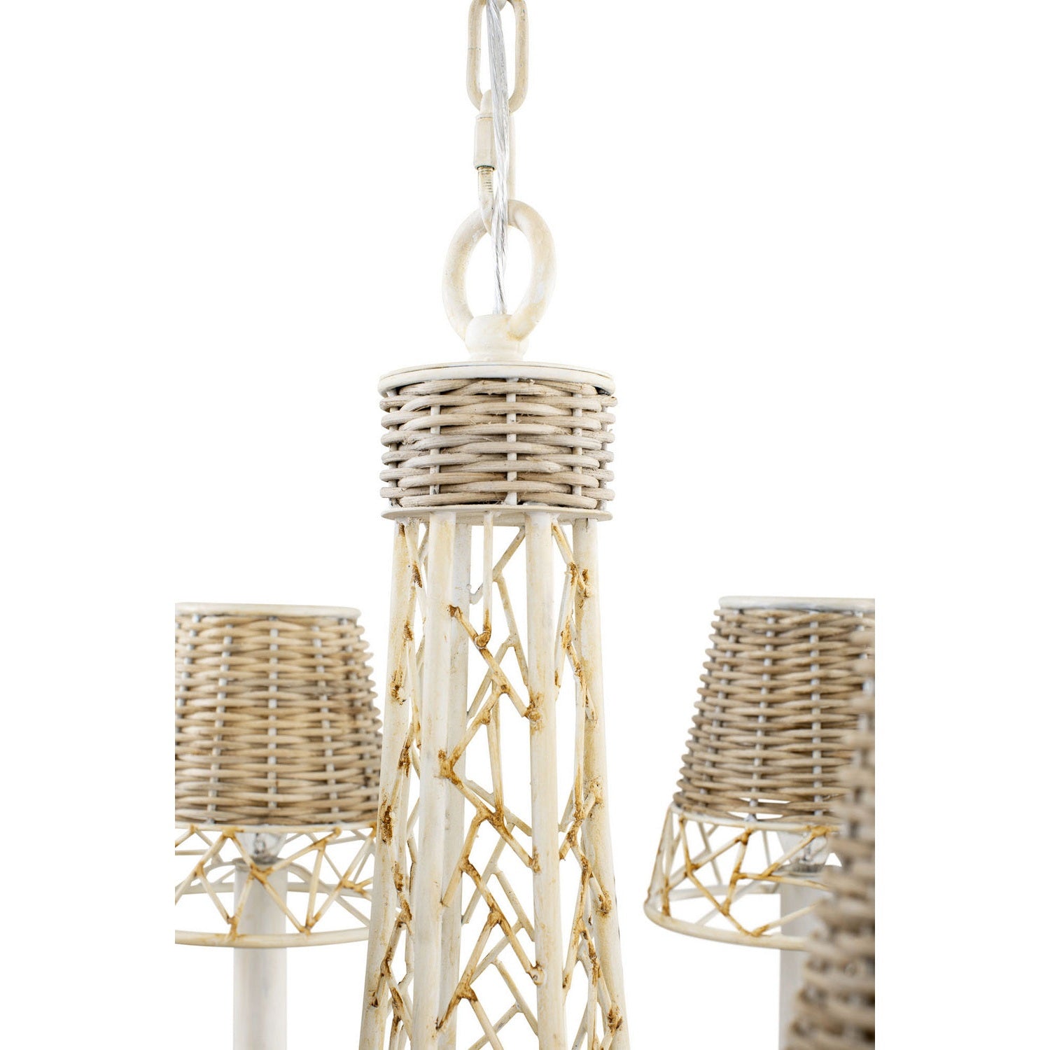 Varaluz - 362C06CW - Six Light Chandelier - Cayman - Country White