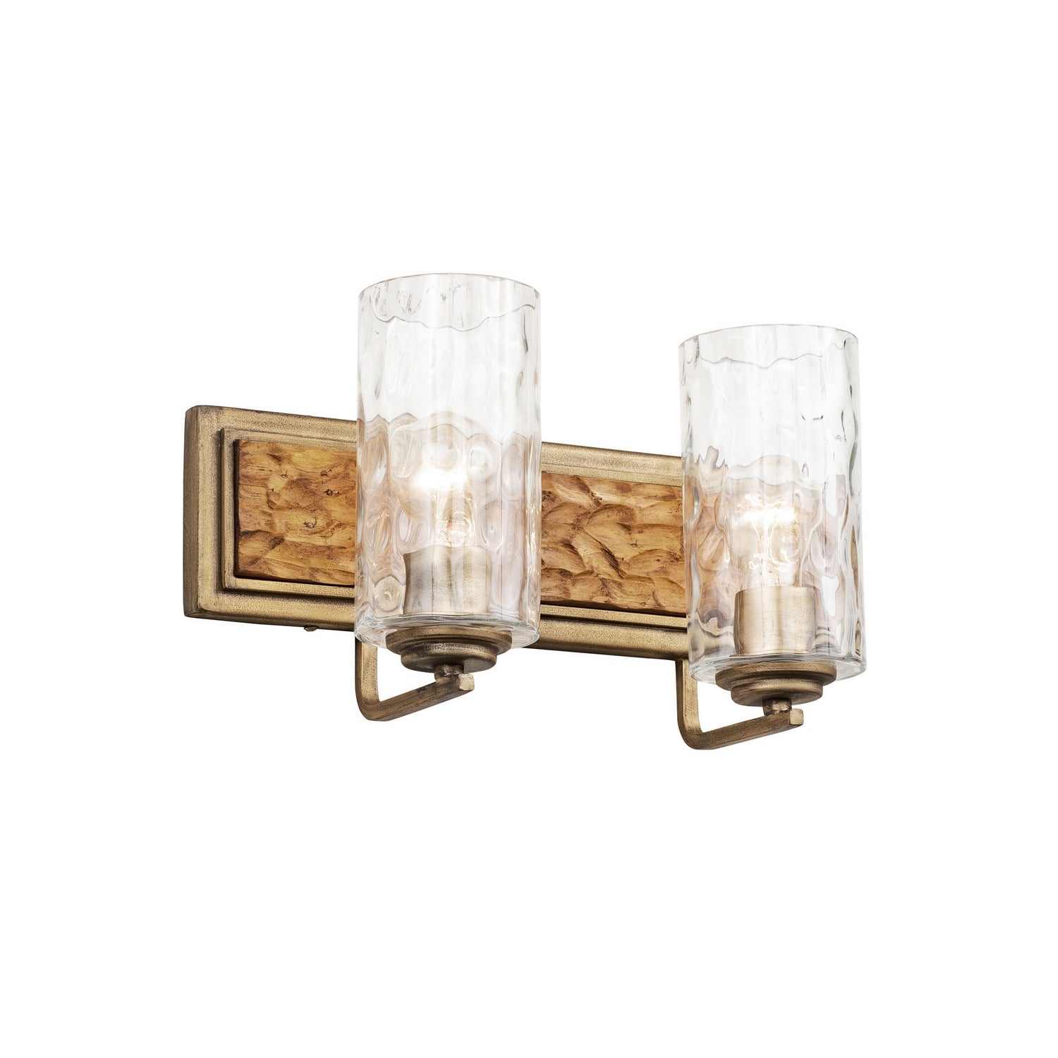 Varaluz - 371B02HGC - Two Light Bath - Hammer Time - Havana Gold/Cinnamon