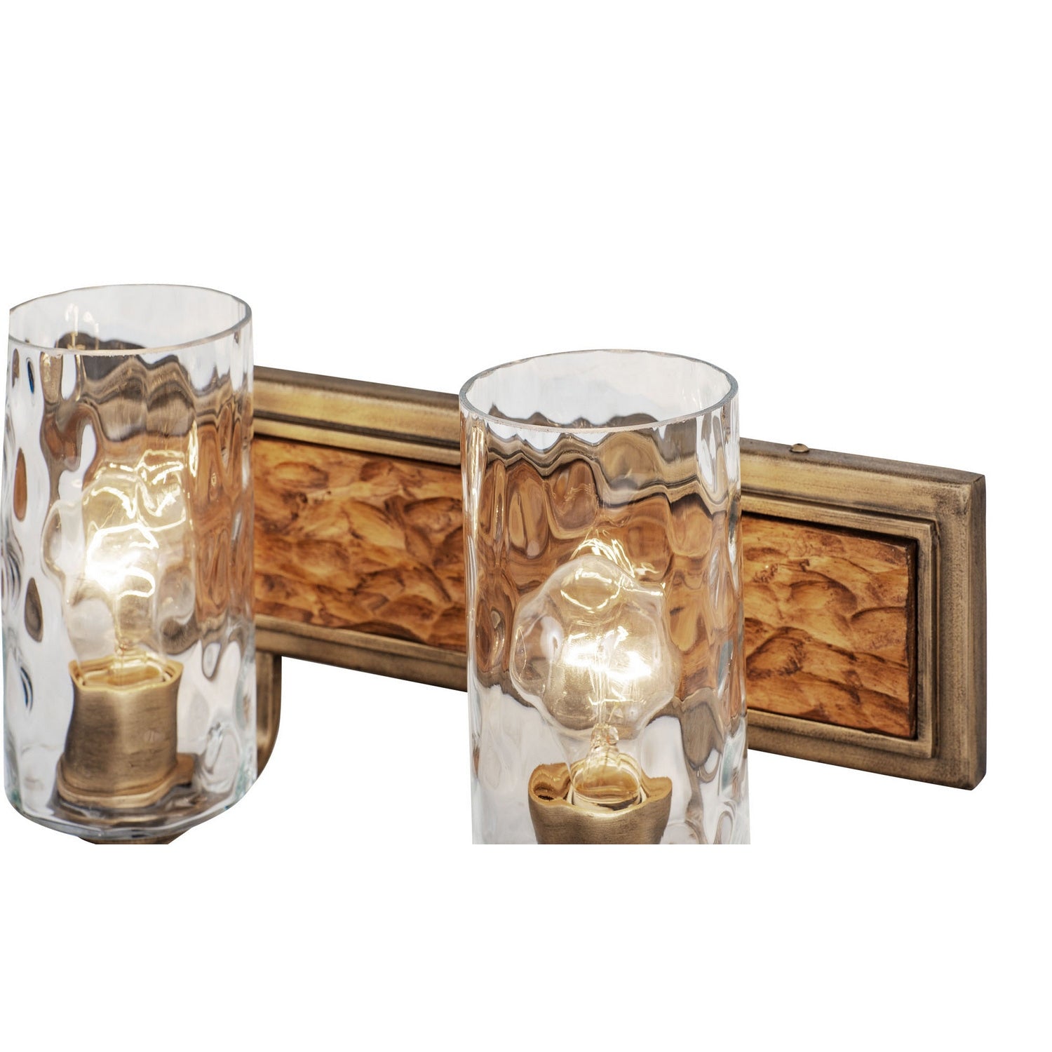 Varaluz - 371B02HGC - Two Light Bath - Hammer Time - Havana Gold/Cinnamon