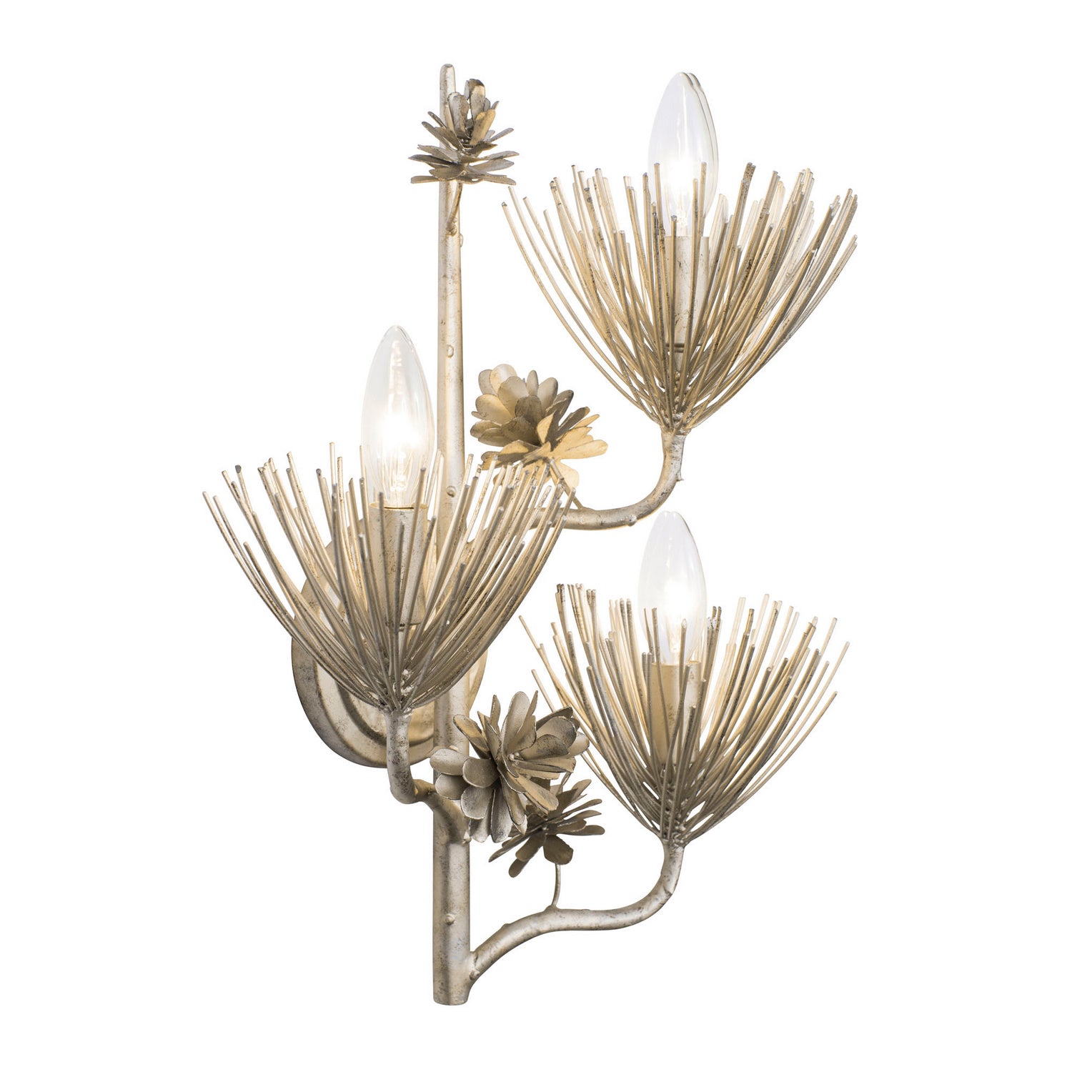Varaluz - 365W03ZG - Three Light Wall Sconce - Pinion - Zen Gold
