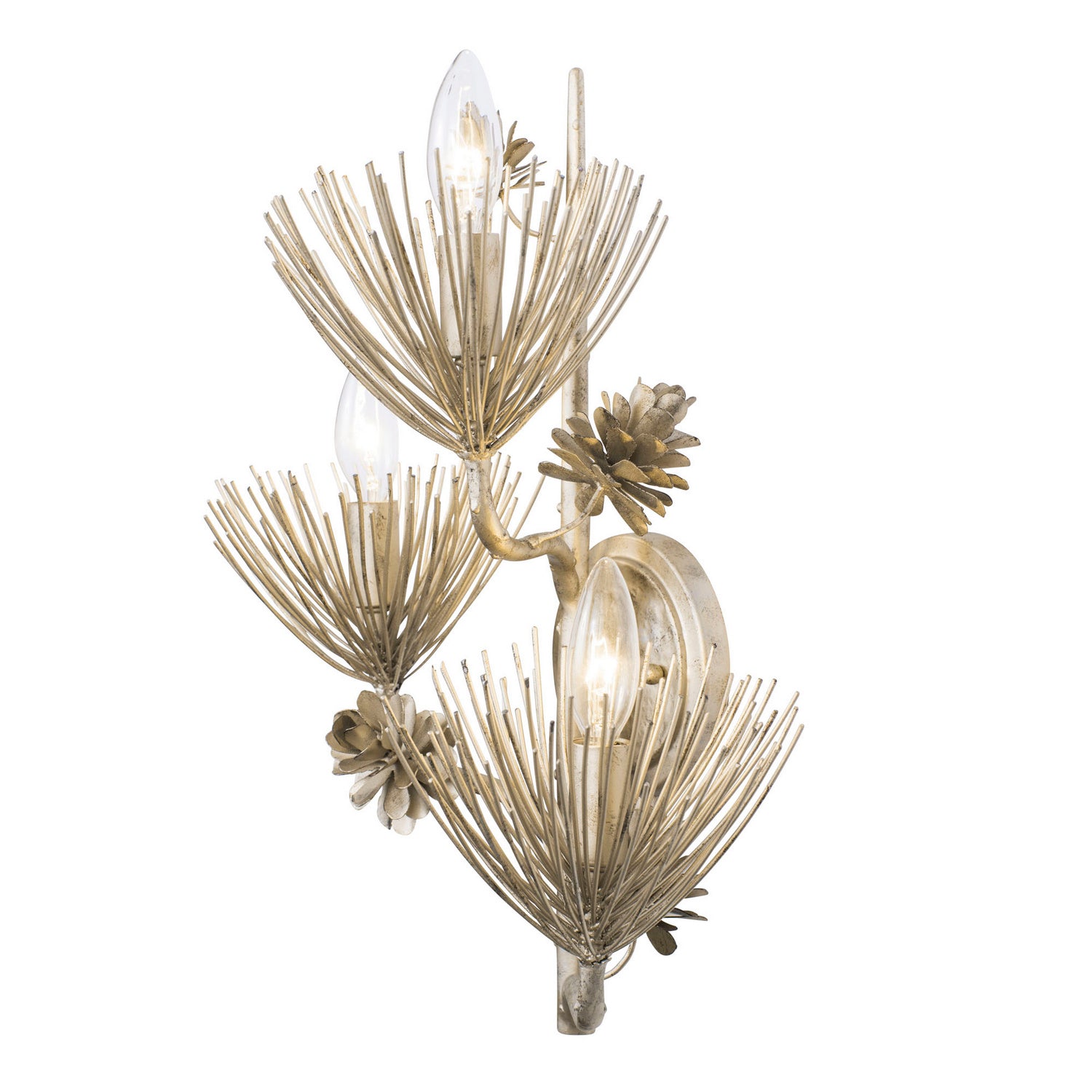 Varaluz - 365W03ZG - Three Light Wall Sconce - Pinion - Zen Gold