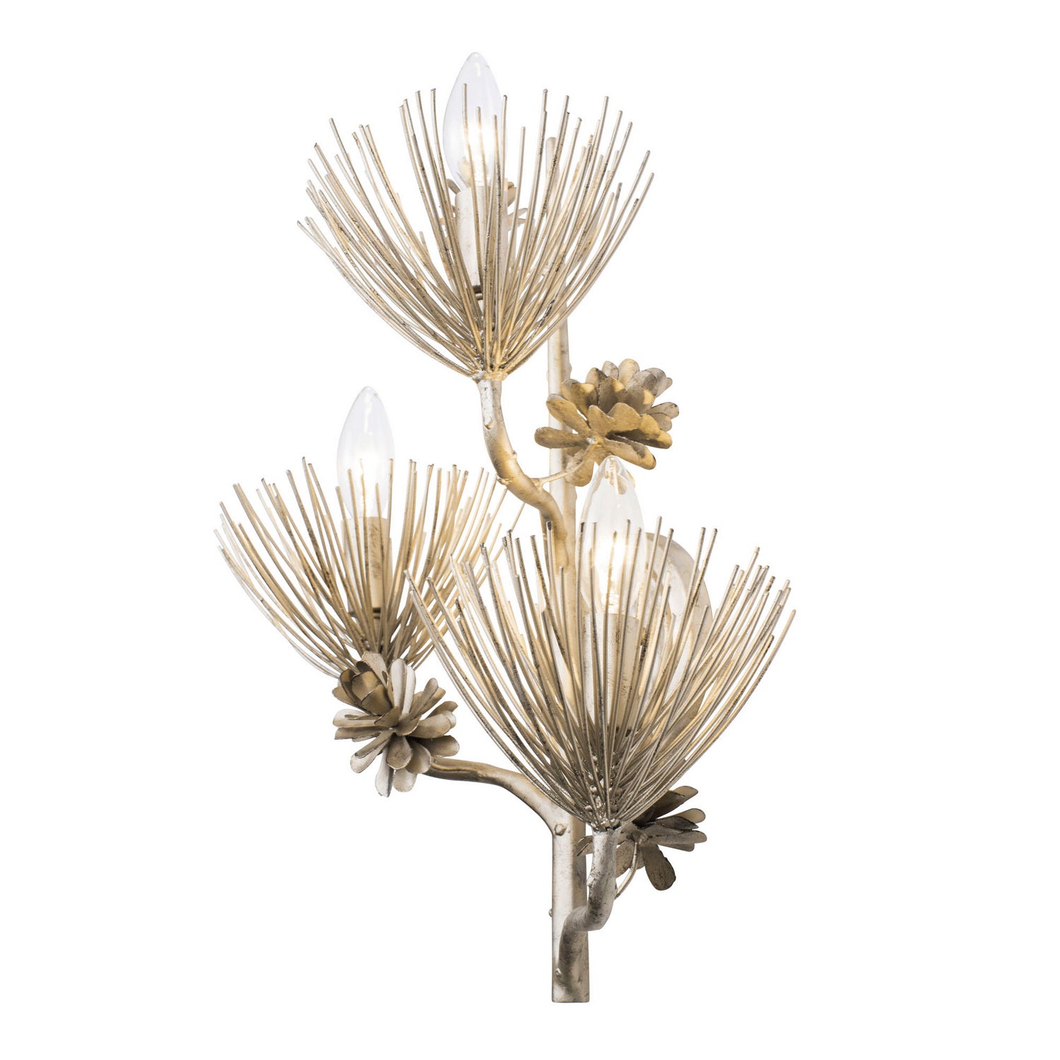 Varaluz - 365W03ZG - Three Light Wall Sconce - Pinion - Zen Gold