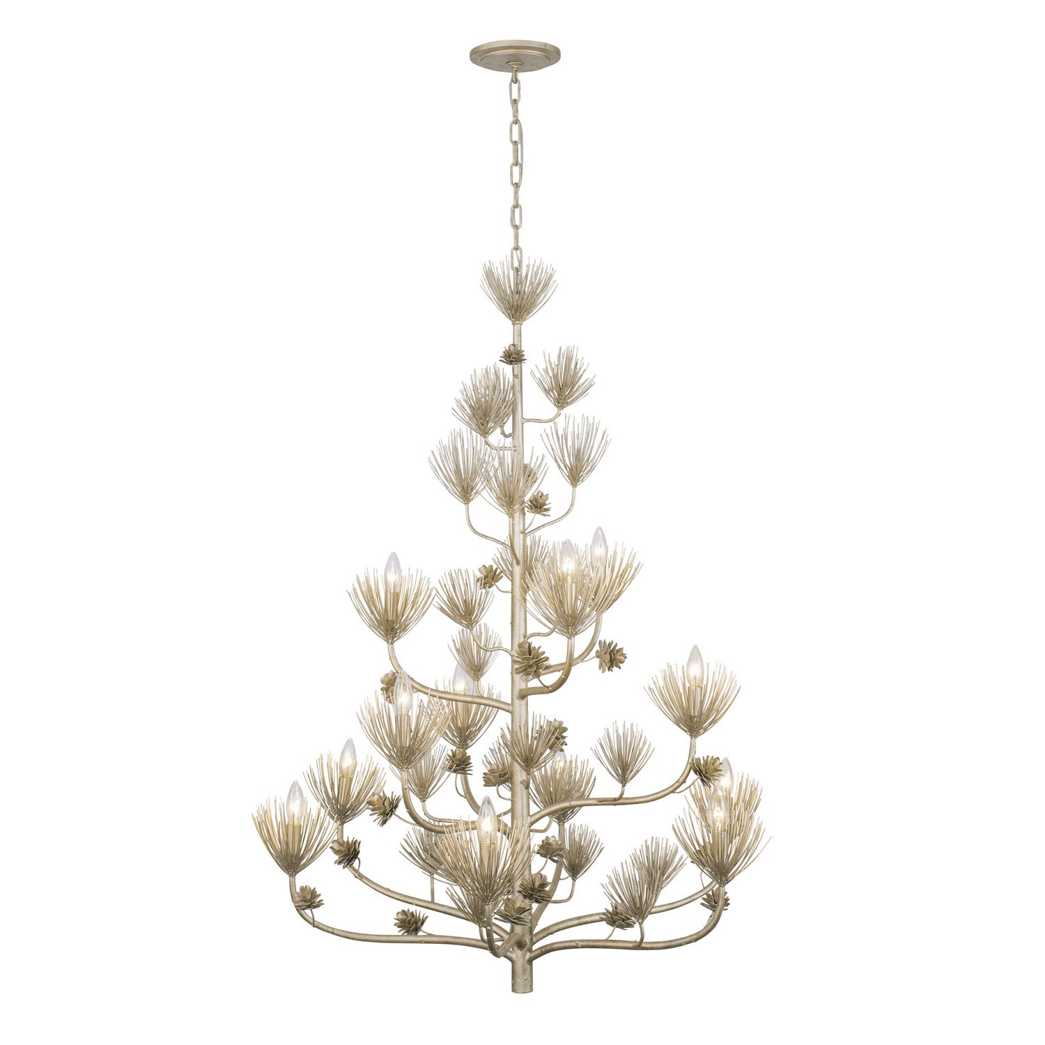 Varaluz - 365C12ZG - 12 Light Chandelier - Pinion - Zen Gold