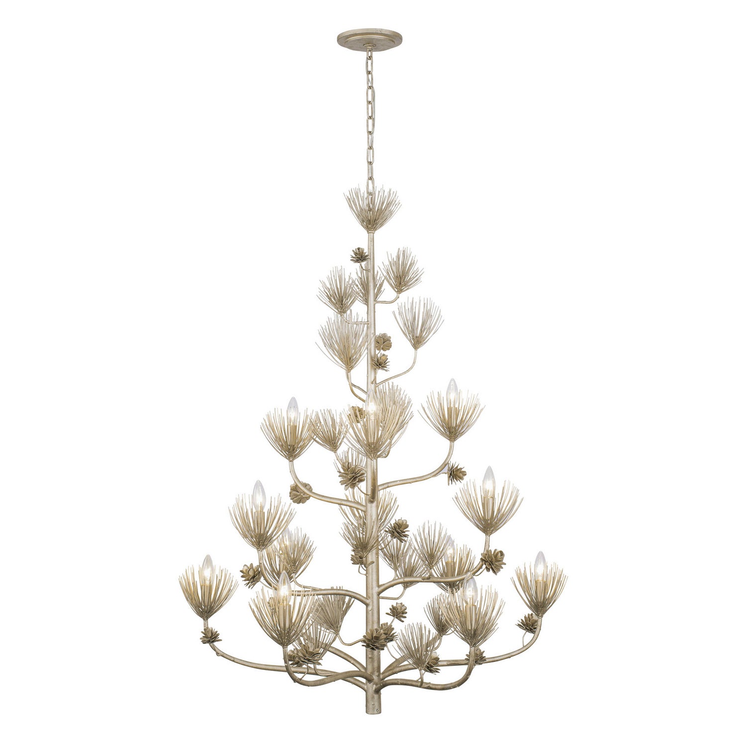 Varaluz - 365C12ZG - 12 Light Chandelier - Pinion - Zen Gold