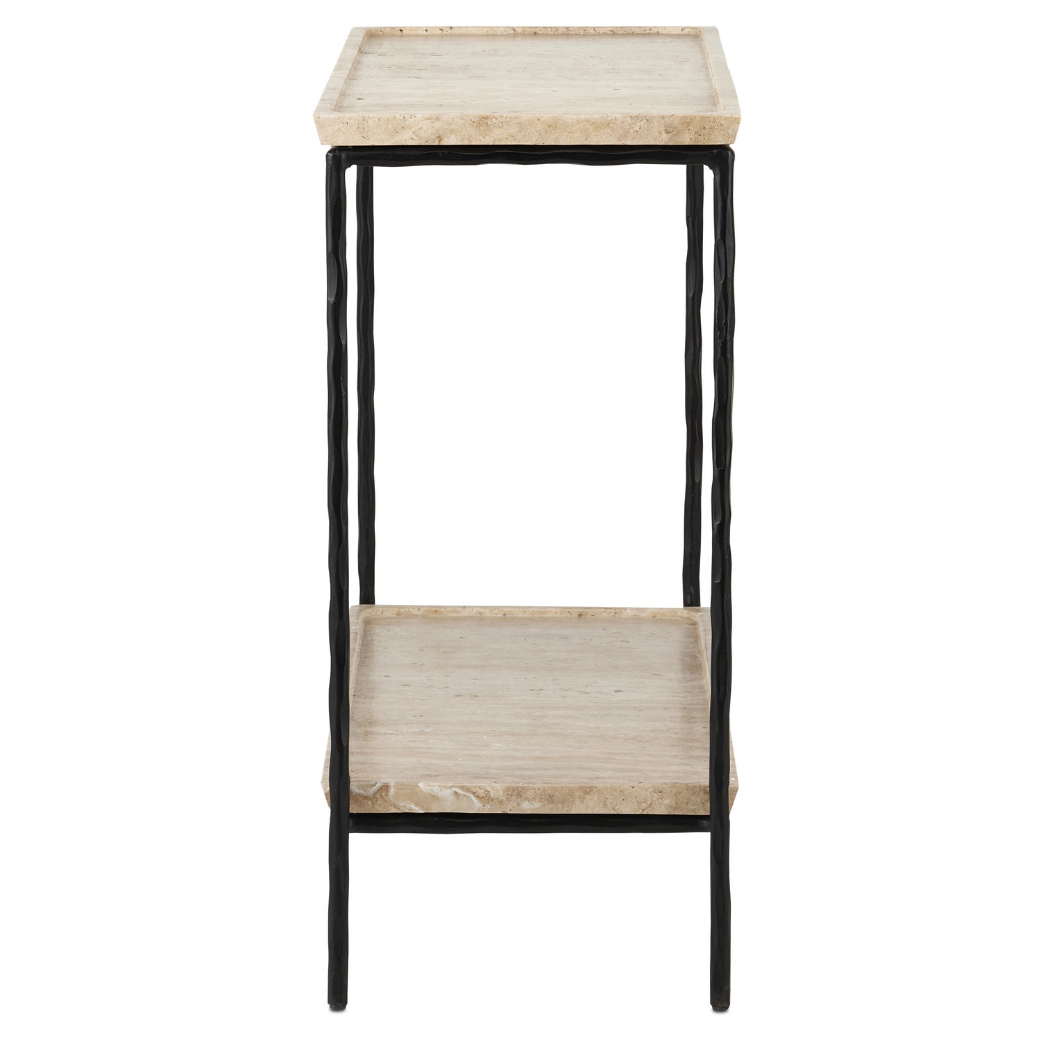 Currey and Company - 4000-0136 - Side Table - Boyles Collection - Natural/Black