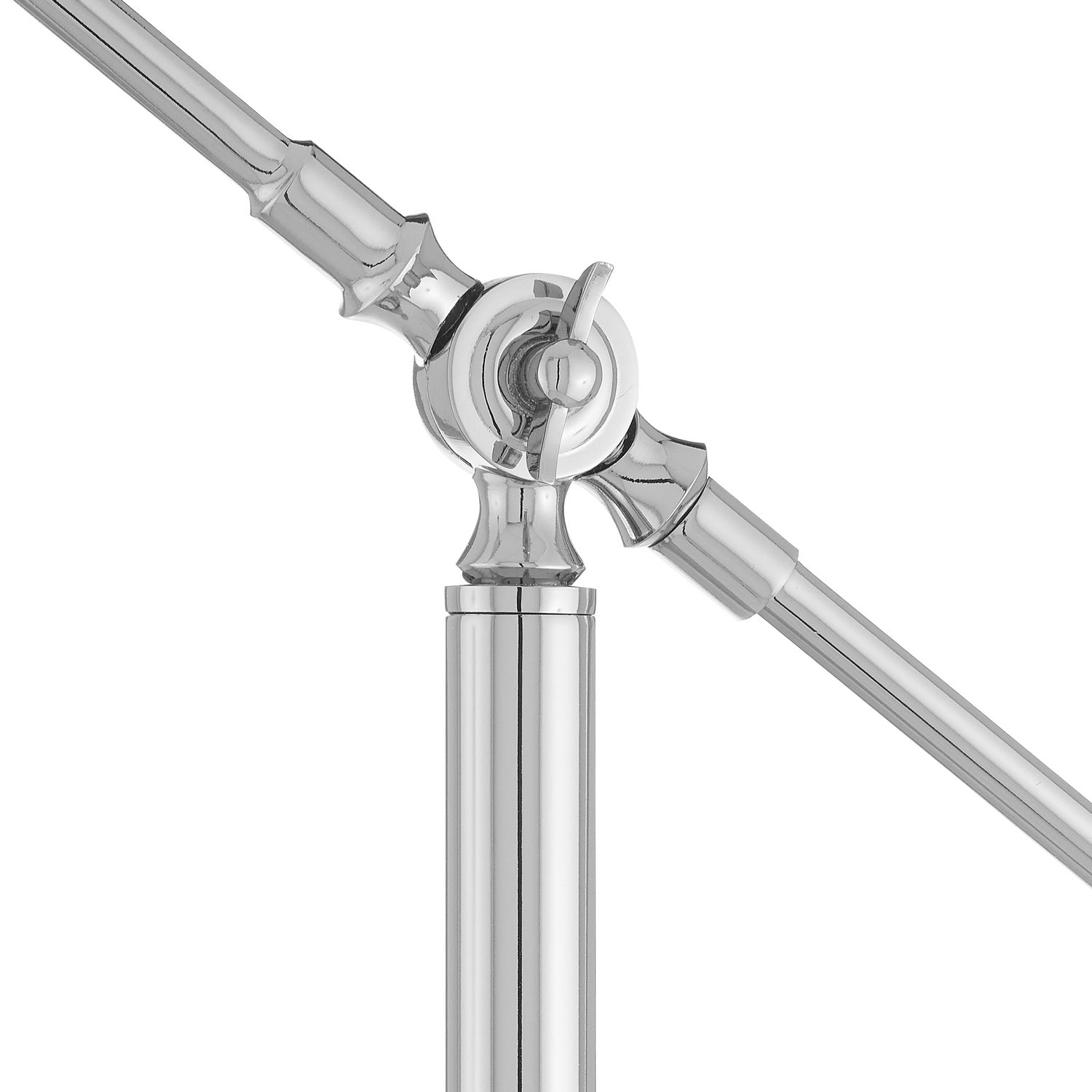 Currey and Company - 8000-0110 - One Light Floor Lamp - Maxstroke Collection - Polished Nickel