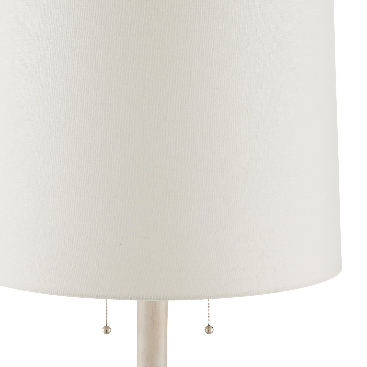 Currey and Company - 8000-0112 - Two Light Floor Lamp - Malayan Collection - Whitewash