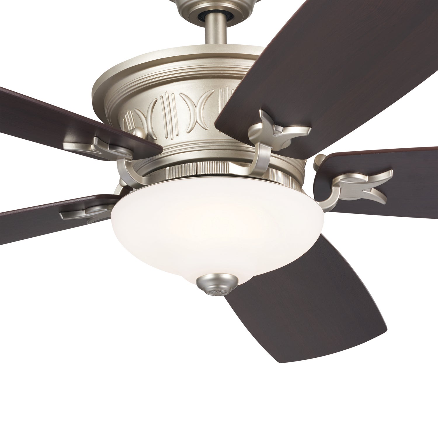 Kichler - 300325NI - 56"Ceiling Fan - Crescent - Brushed Nickel